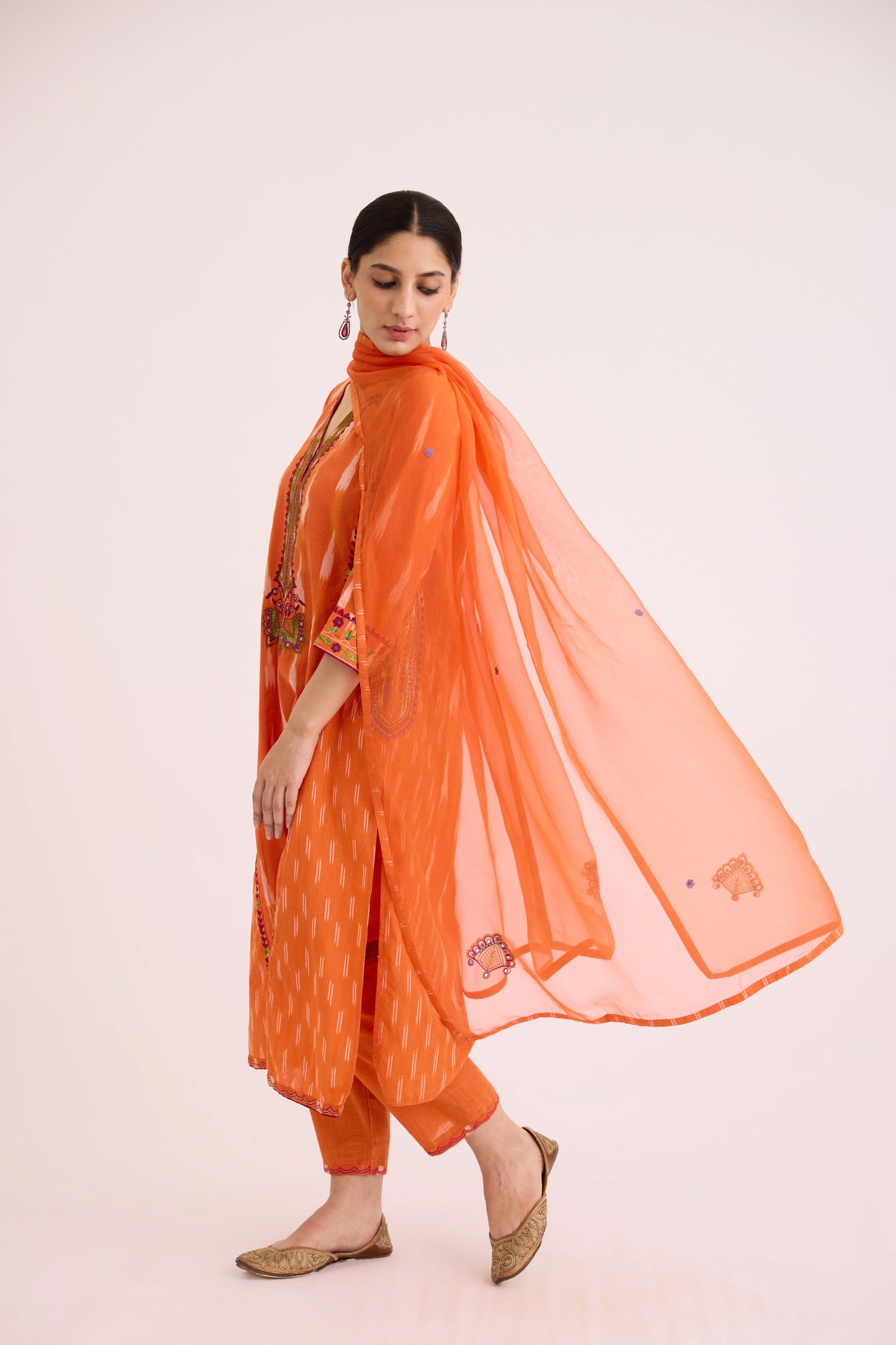 Siya Kurta Orange (9602573664555)