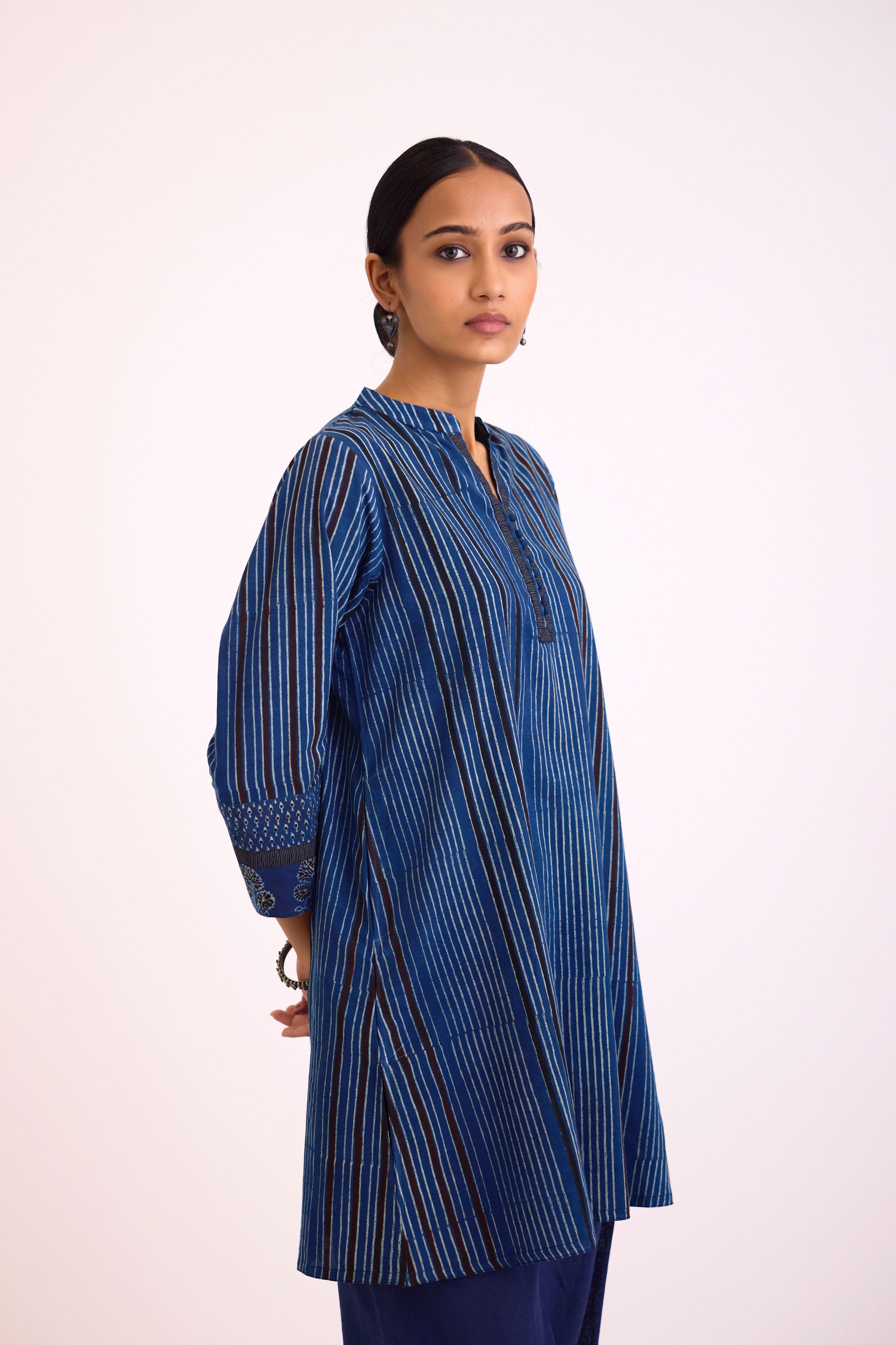 Rozana co-ord Set Blue (9643296981291)