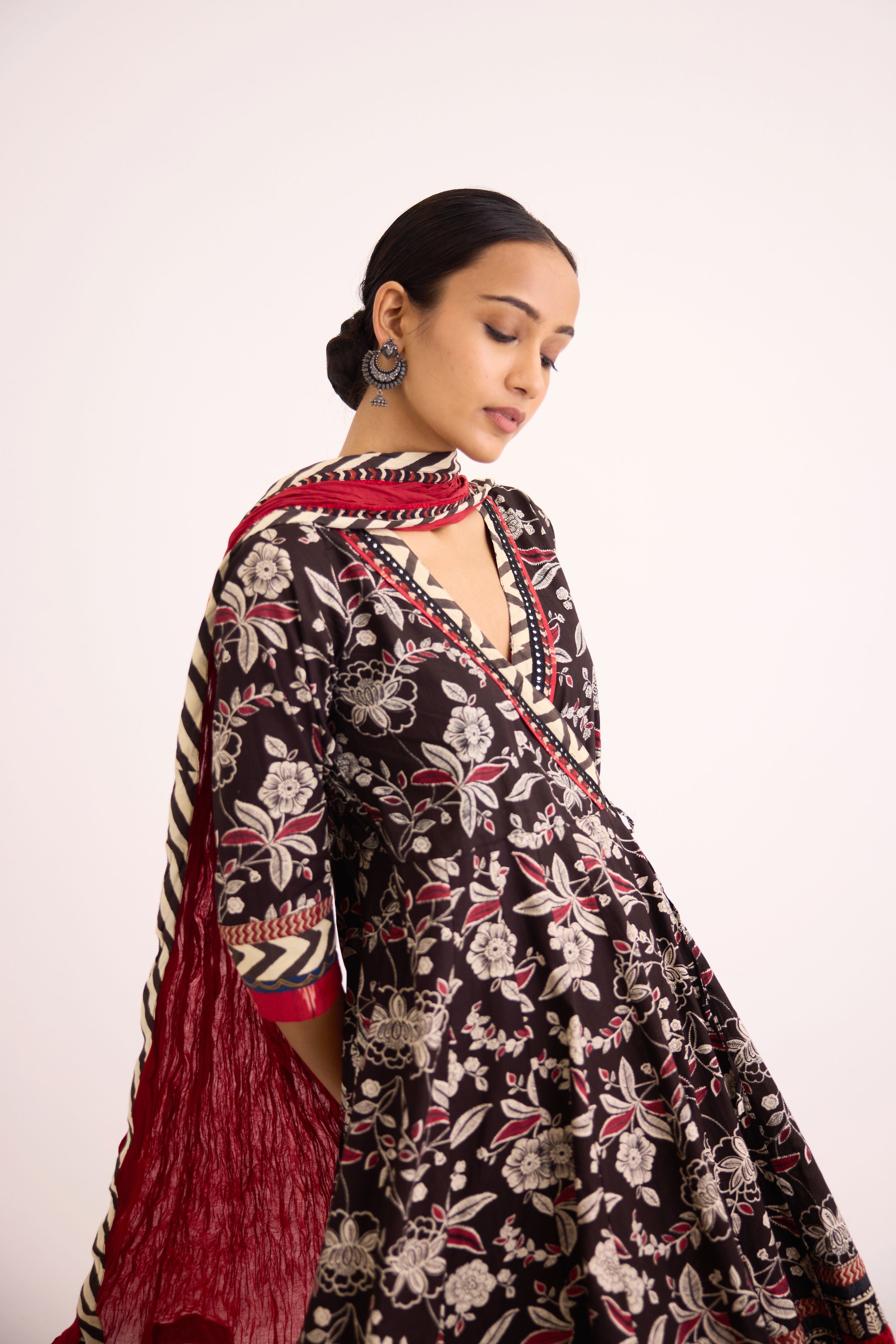 Rozana Dupatta Maroon (9610308288811)