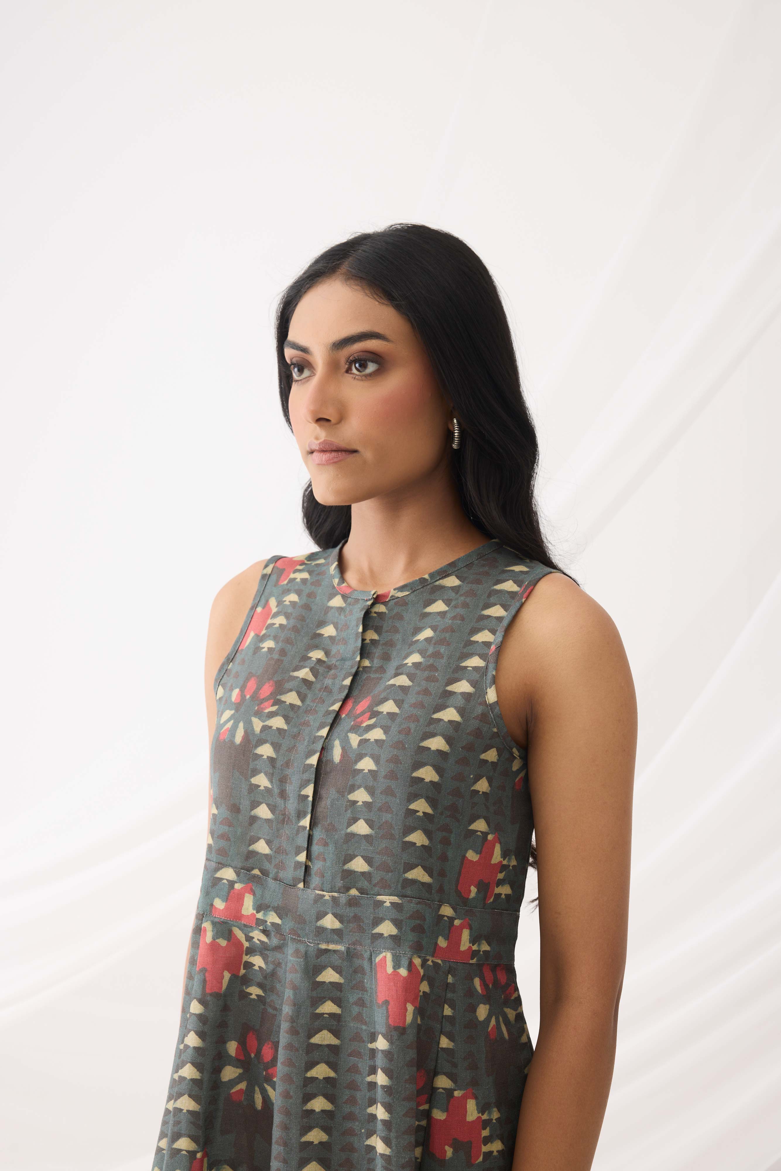 Balloon Dress  Grey Pink (9964441370923)