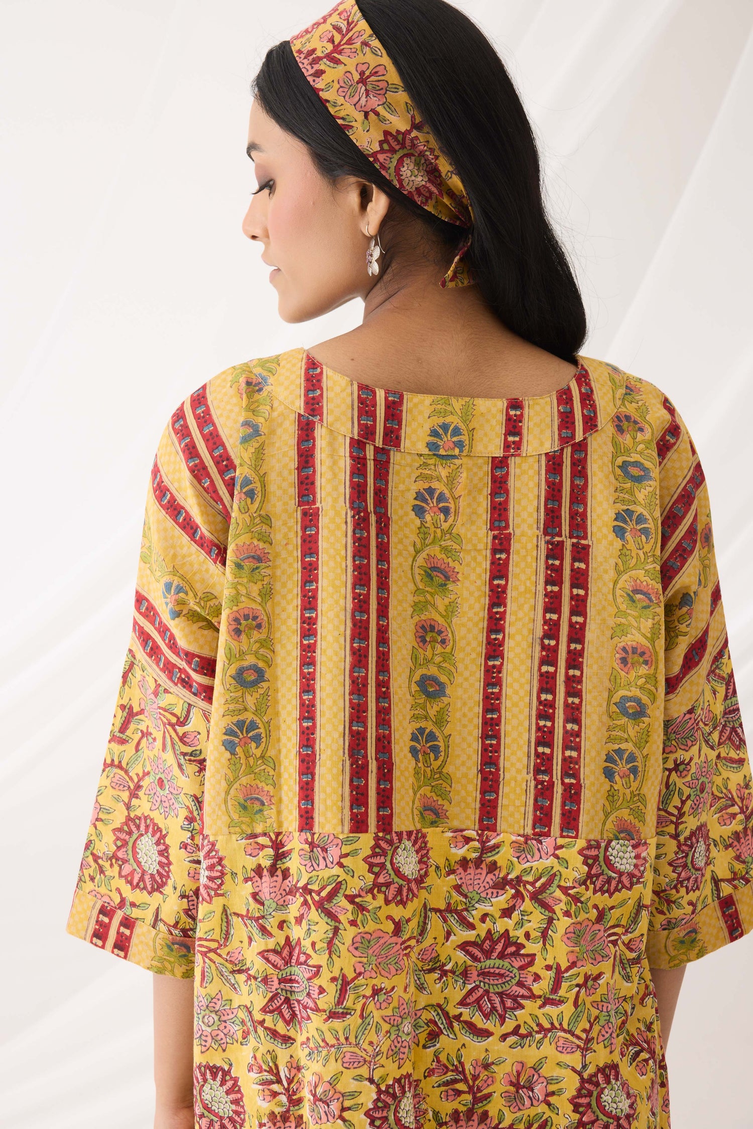 Maya Tunic Yellow Pink (9965194641707)