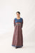 Rozana Caftan Maroon Blue (9967167439147)