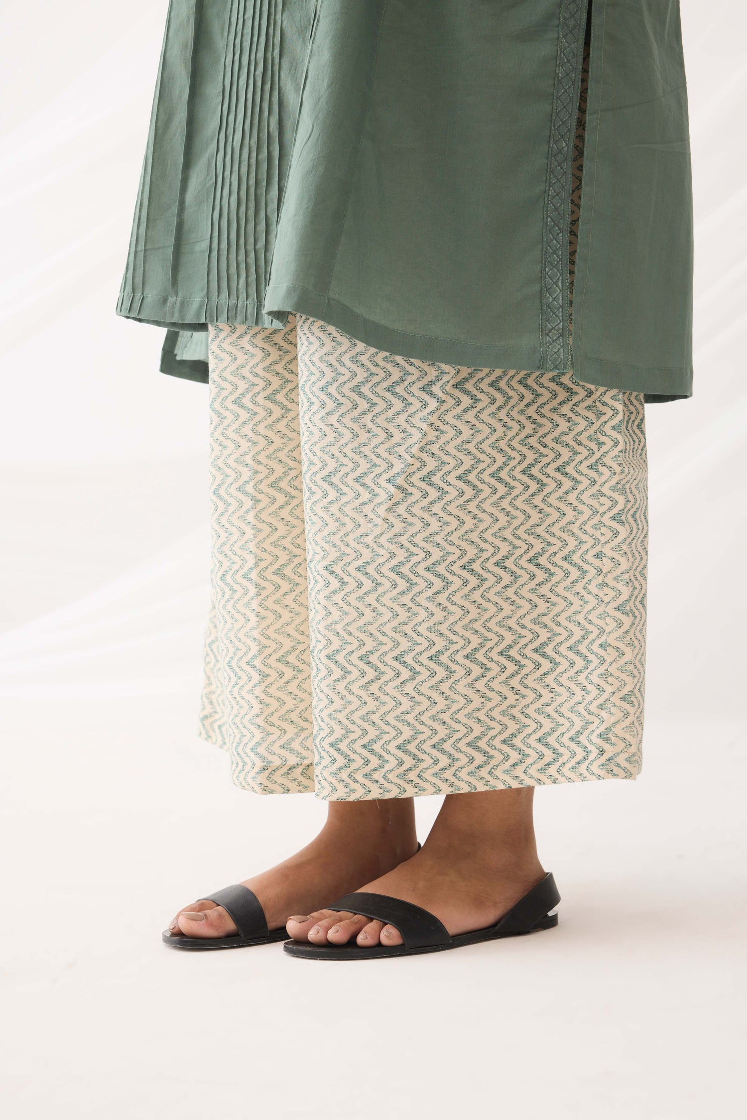 Lavanaya Pant Cream Dull Green (9967431516459)