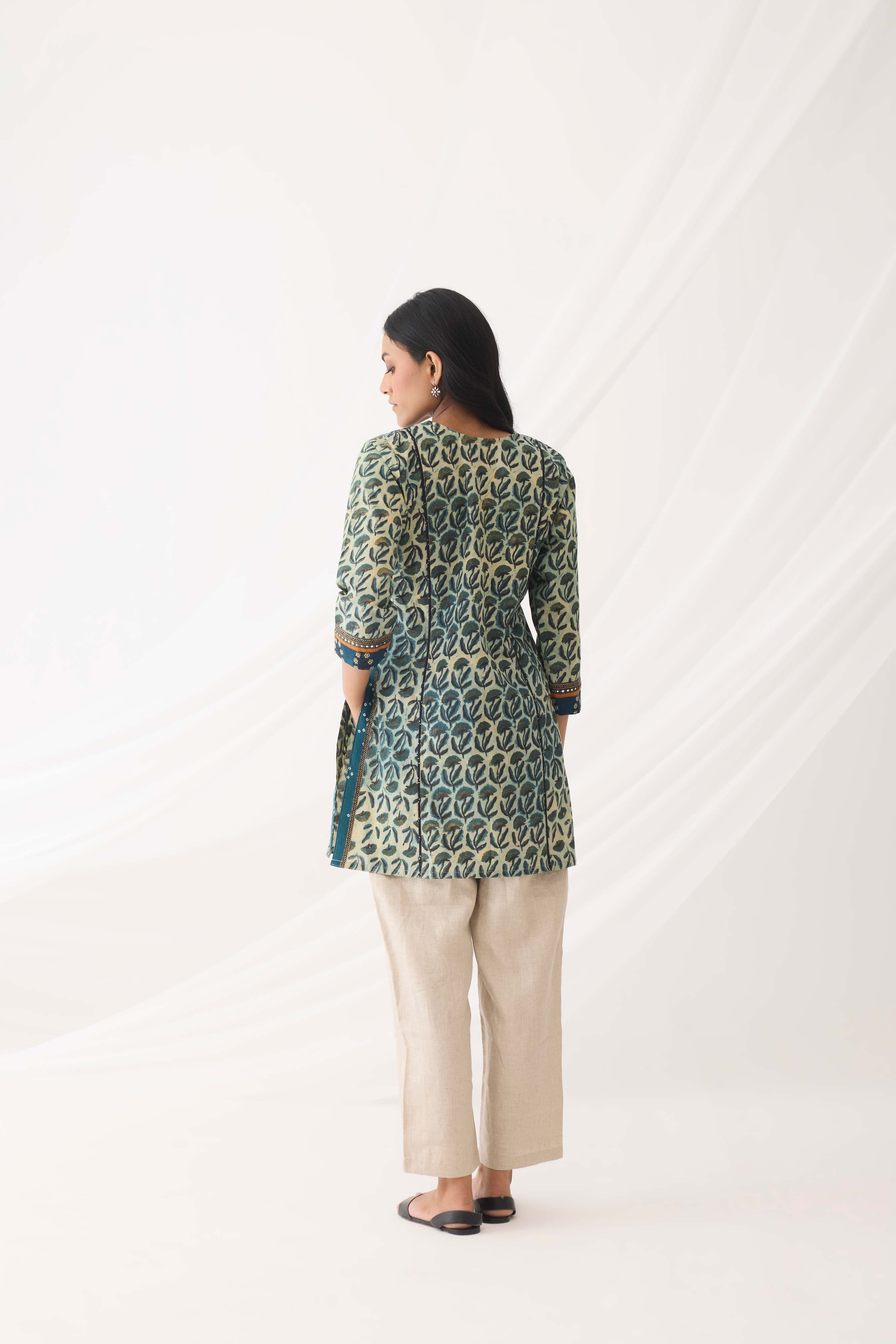 Banjara Kurti Blue Green (9967189917995)