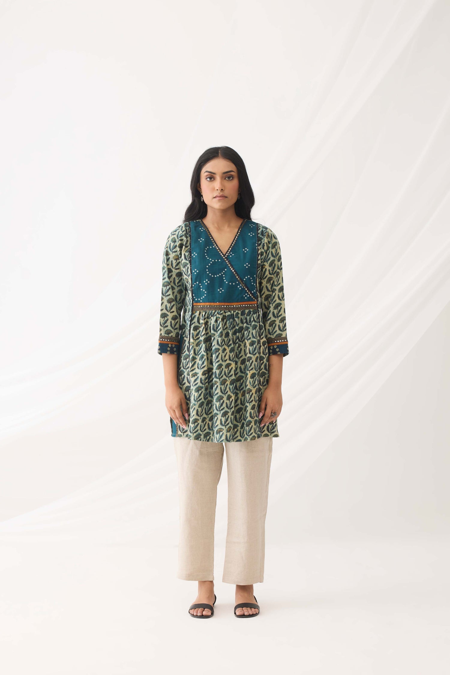 Banjara Kurti Blue Green (9967189917995)