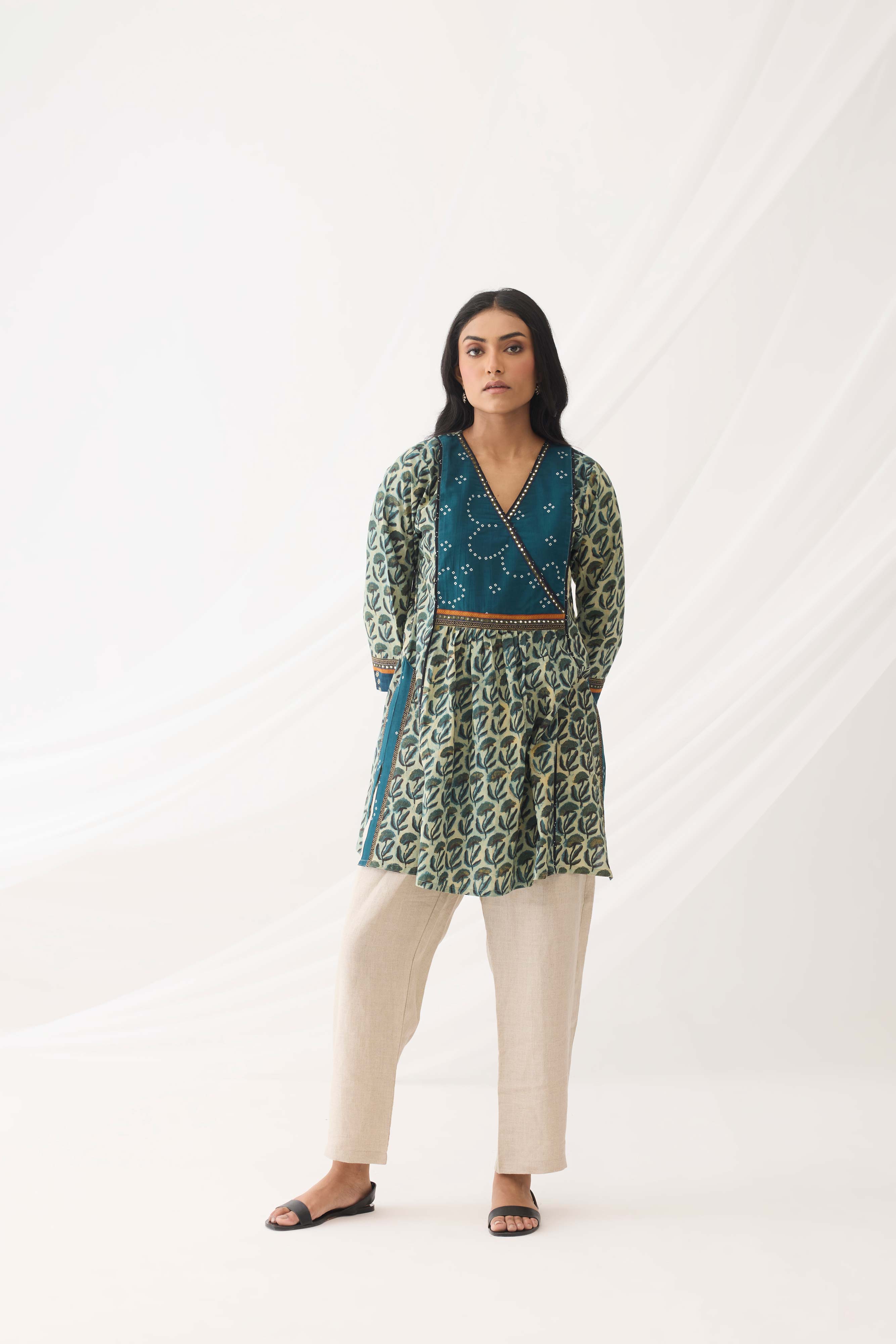Banjara Kurti Blue Green (9967189917995)