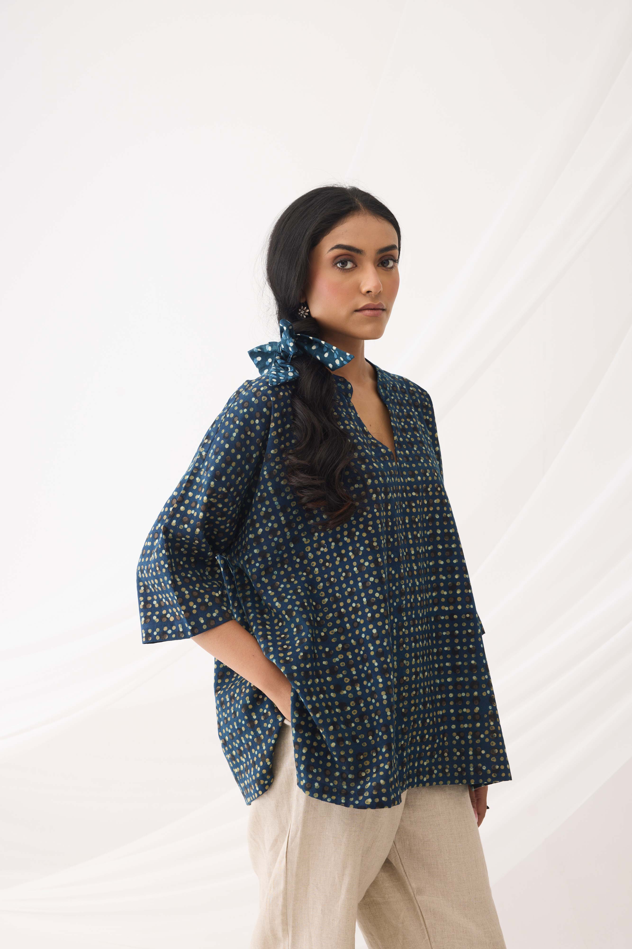 Nona Top Dark Blue (9964412961067)