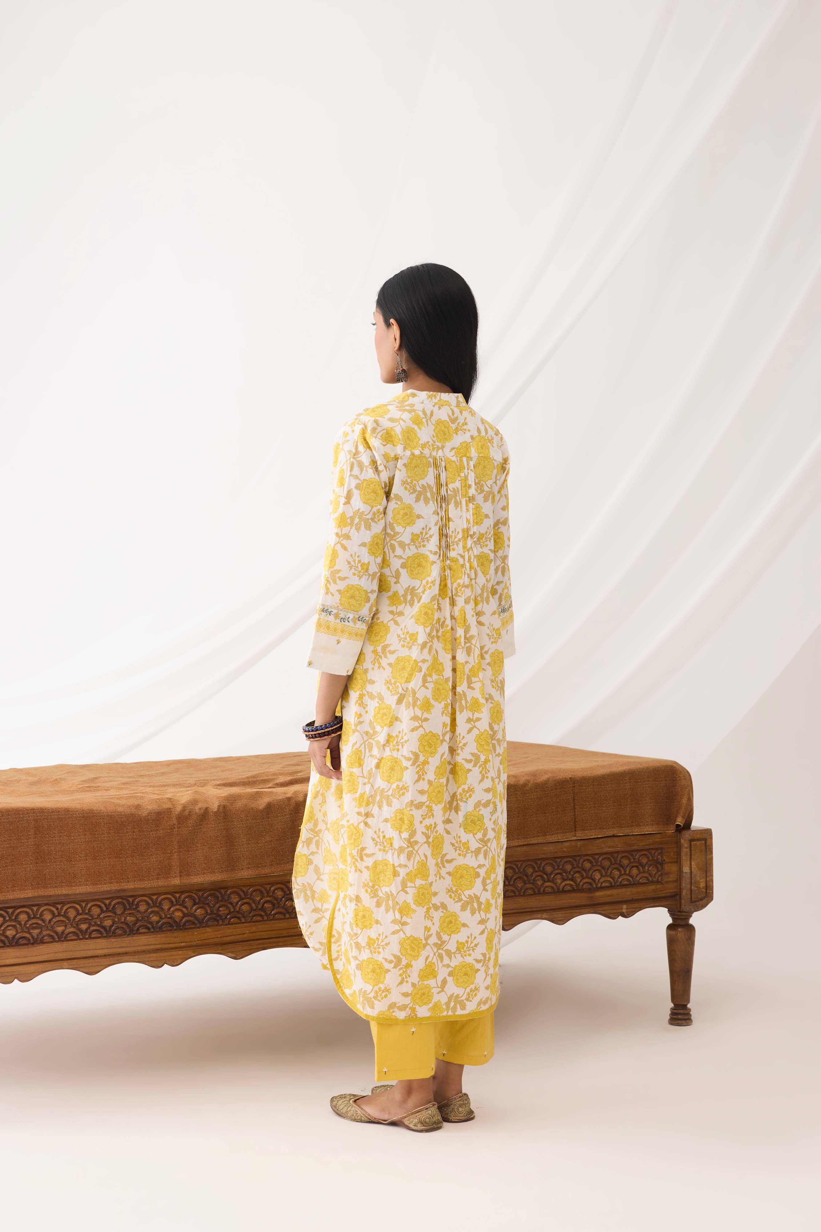 Meher Kurta White Yellow (9963676795179)