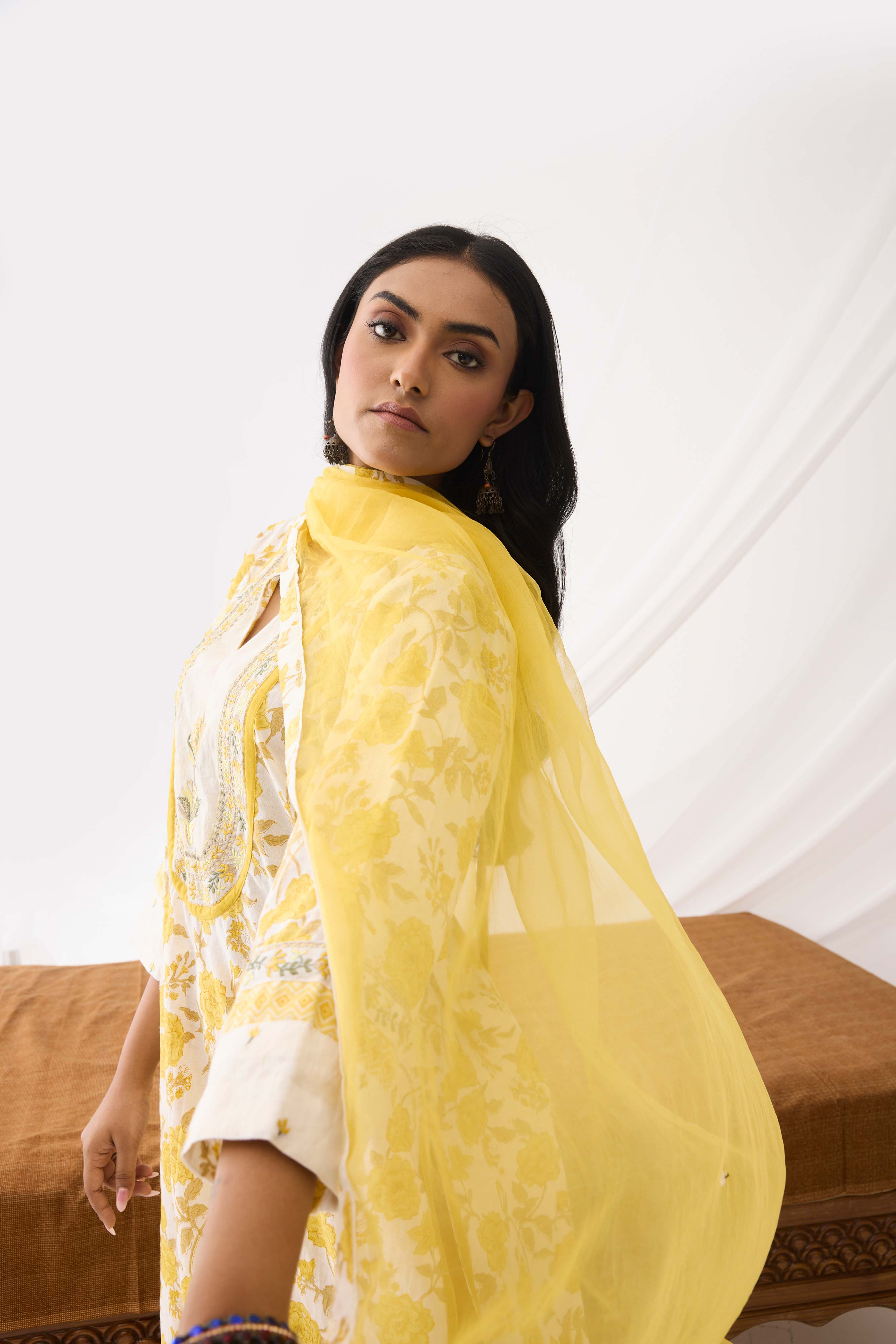 Meher Dupatta Yellow (9963687313707)