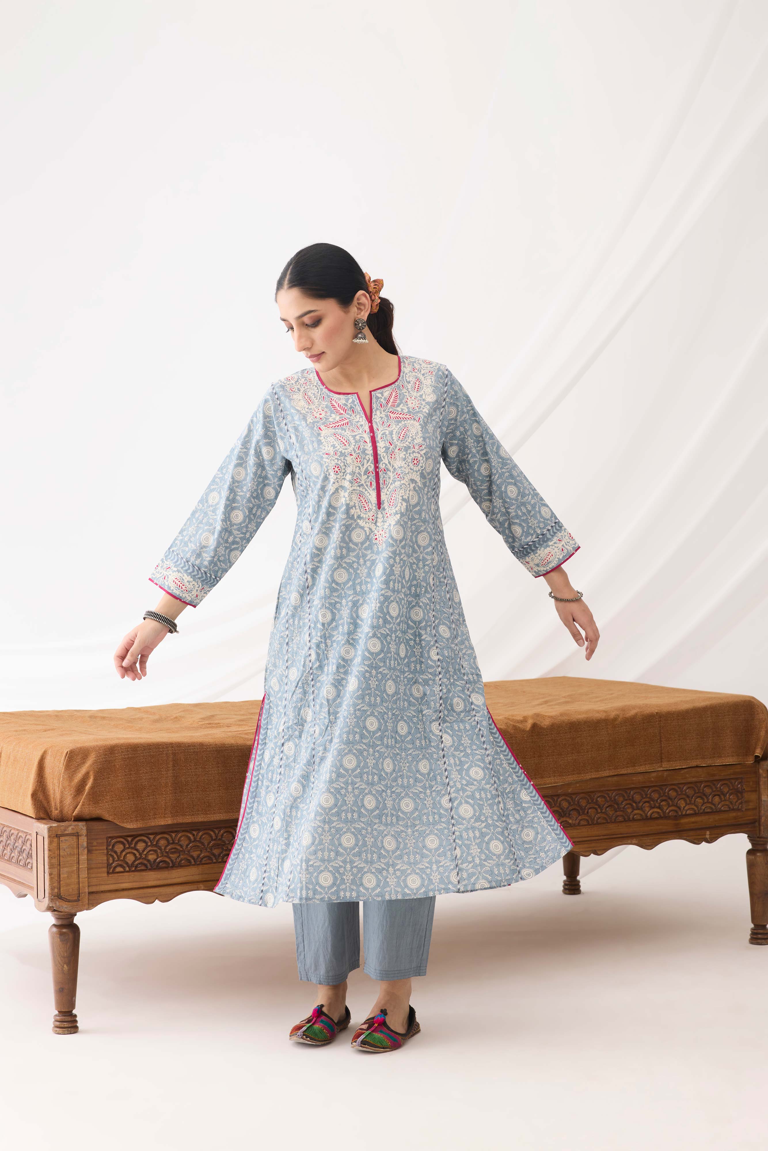 Adya Kurta Light Grey (9964269142315)