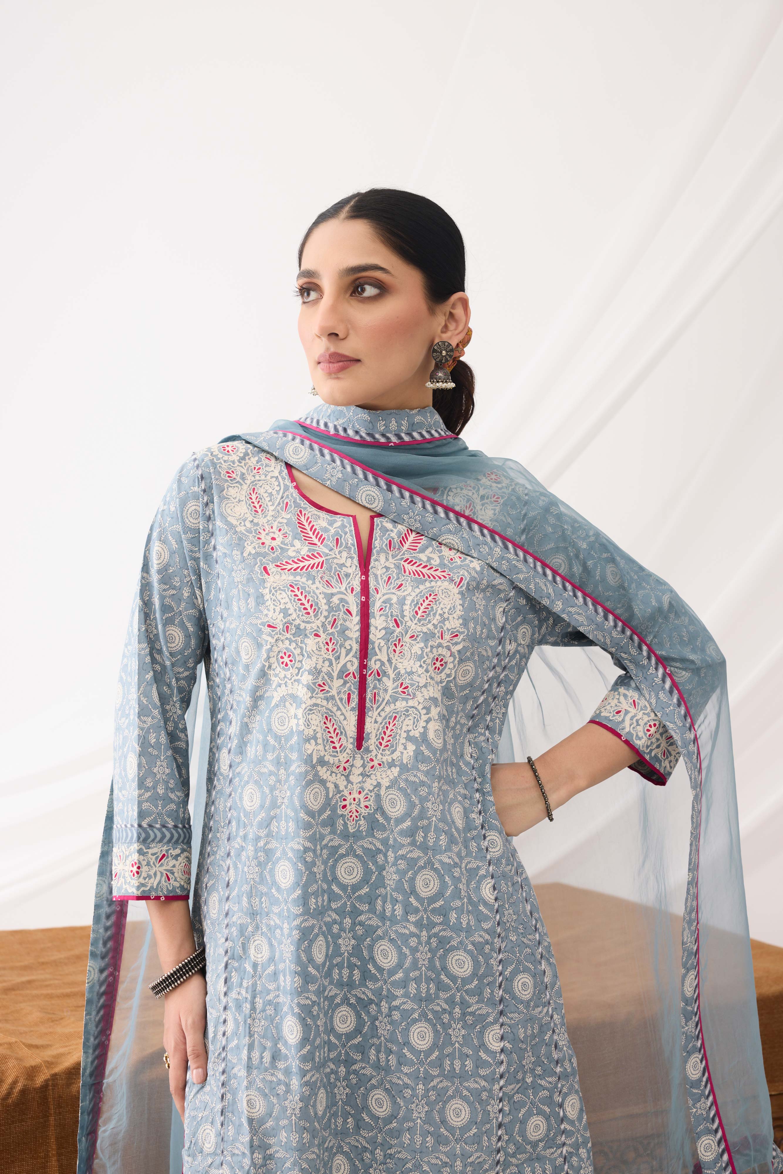 Adya Kurta Light Grey (9964269142315)