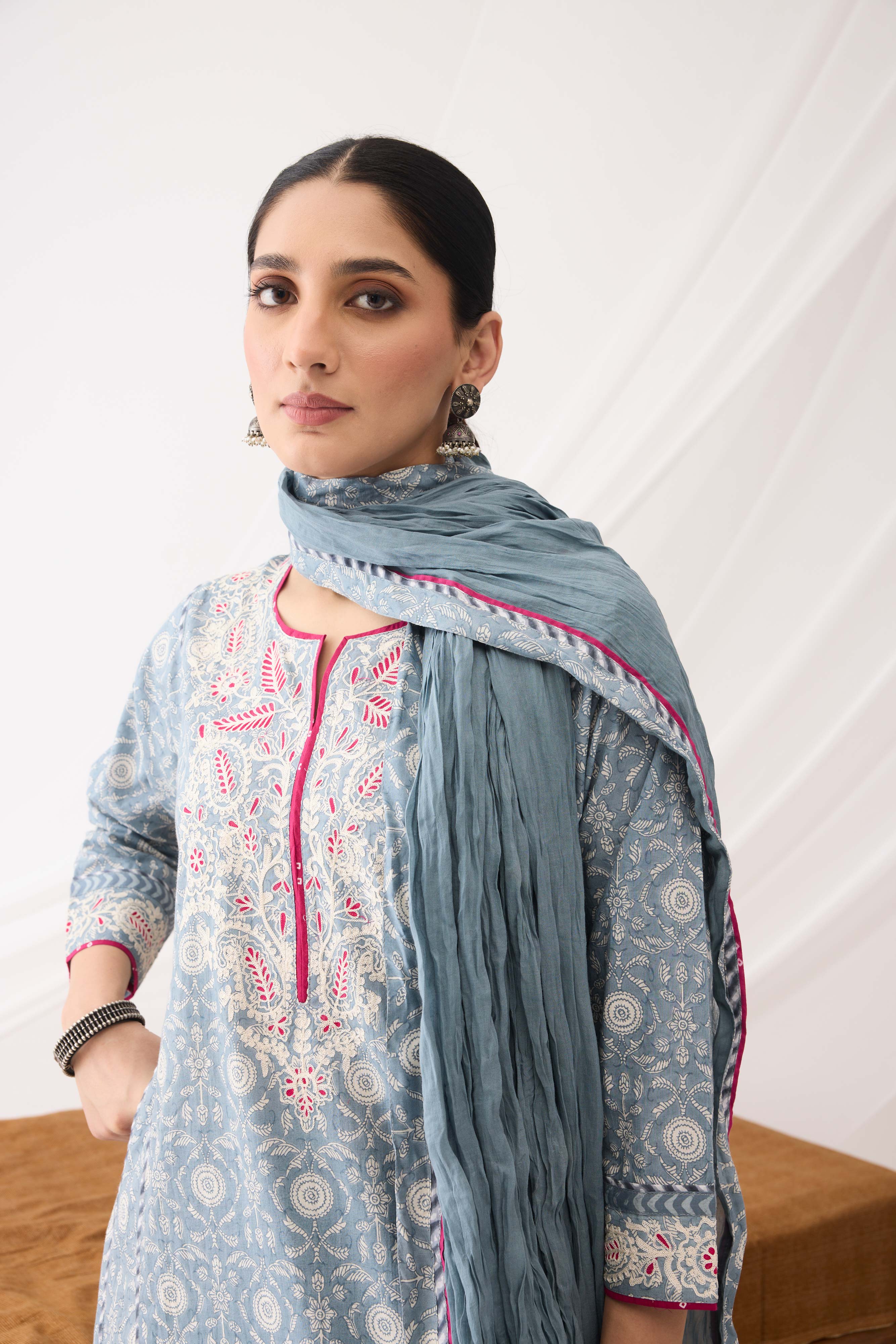 Adya Kurta Light Grey (9964269142315)