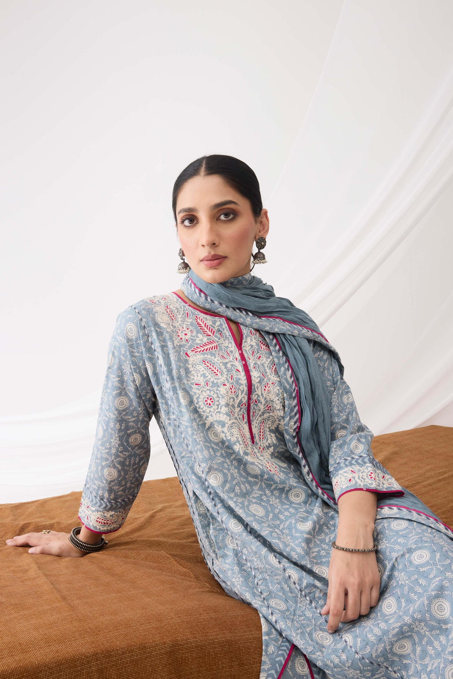 Rozana Dupatta Light Grey (9964271272235)
