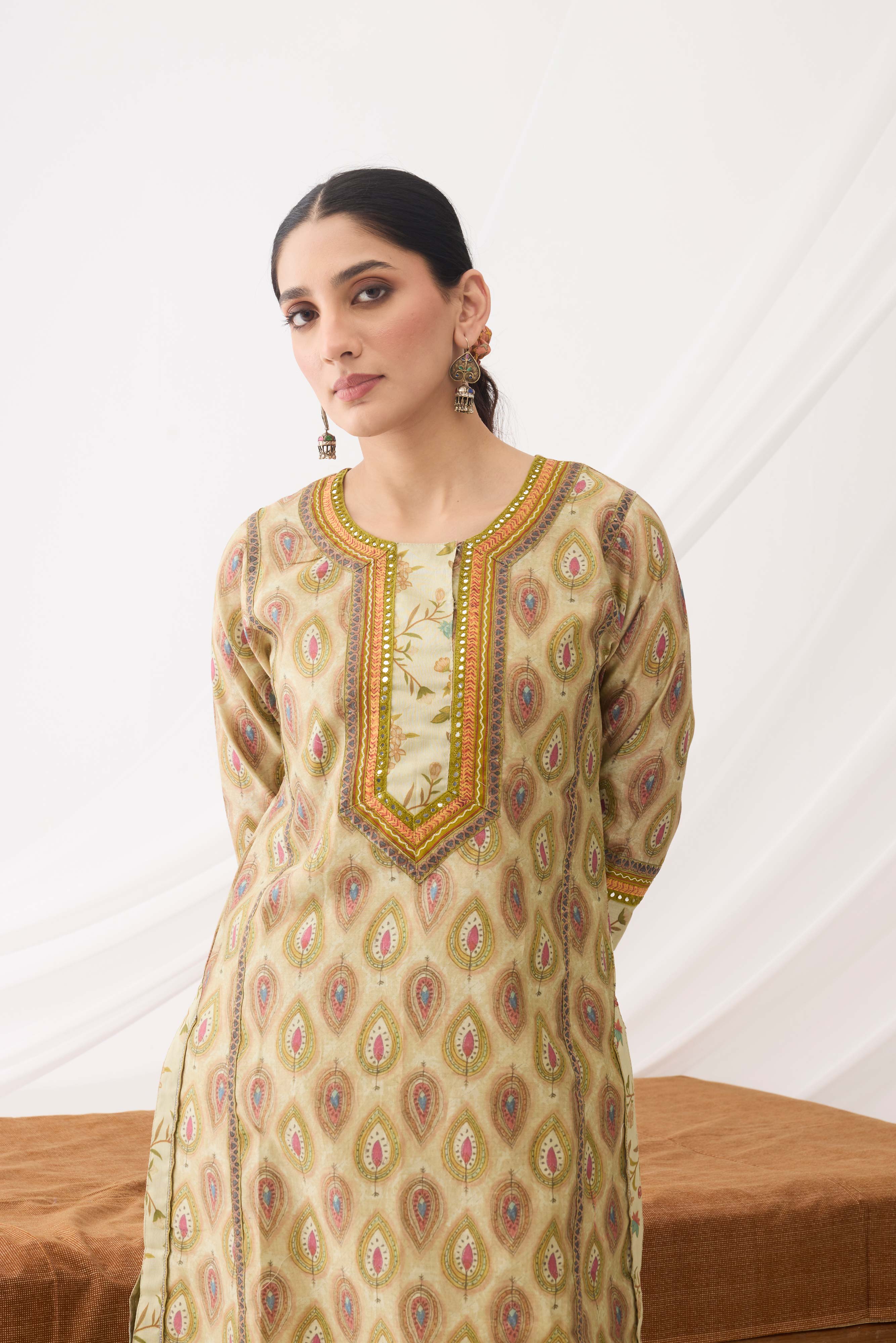 Rozana Kurta Green (9963715559723)