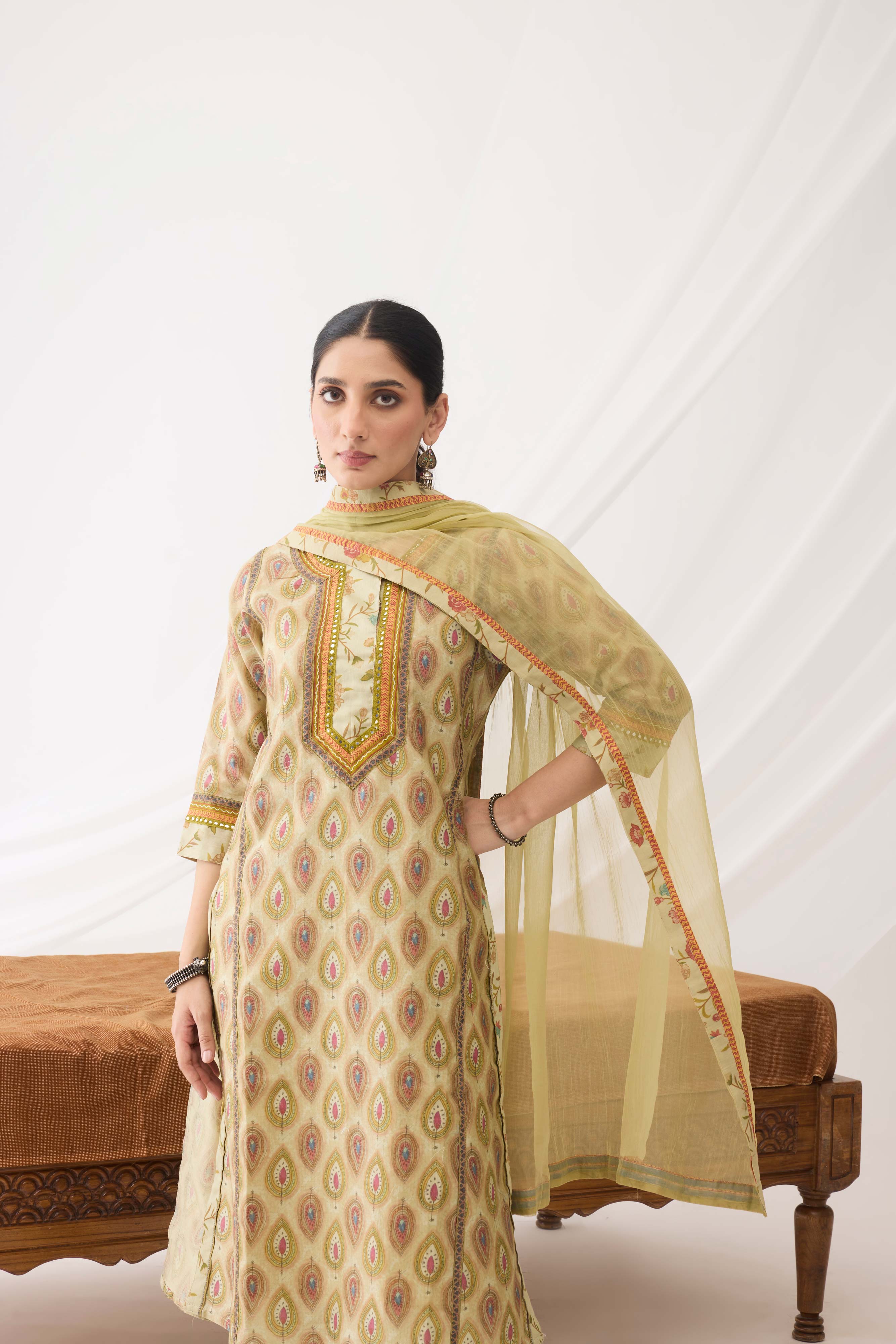 Rozana Kurta Green (9963715559723)