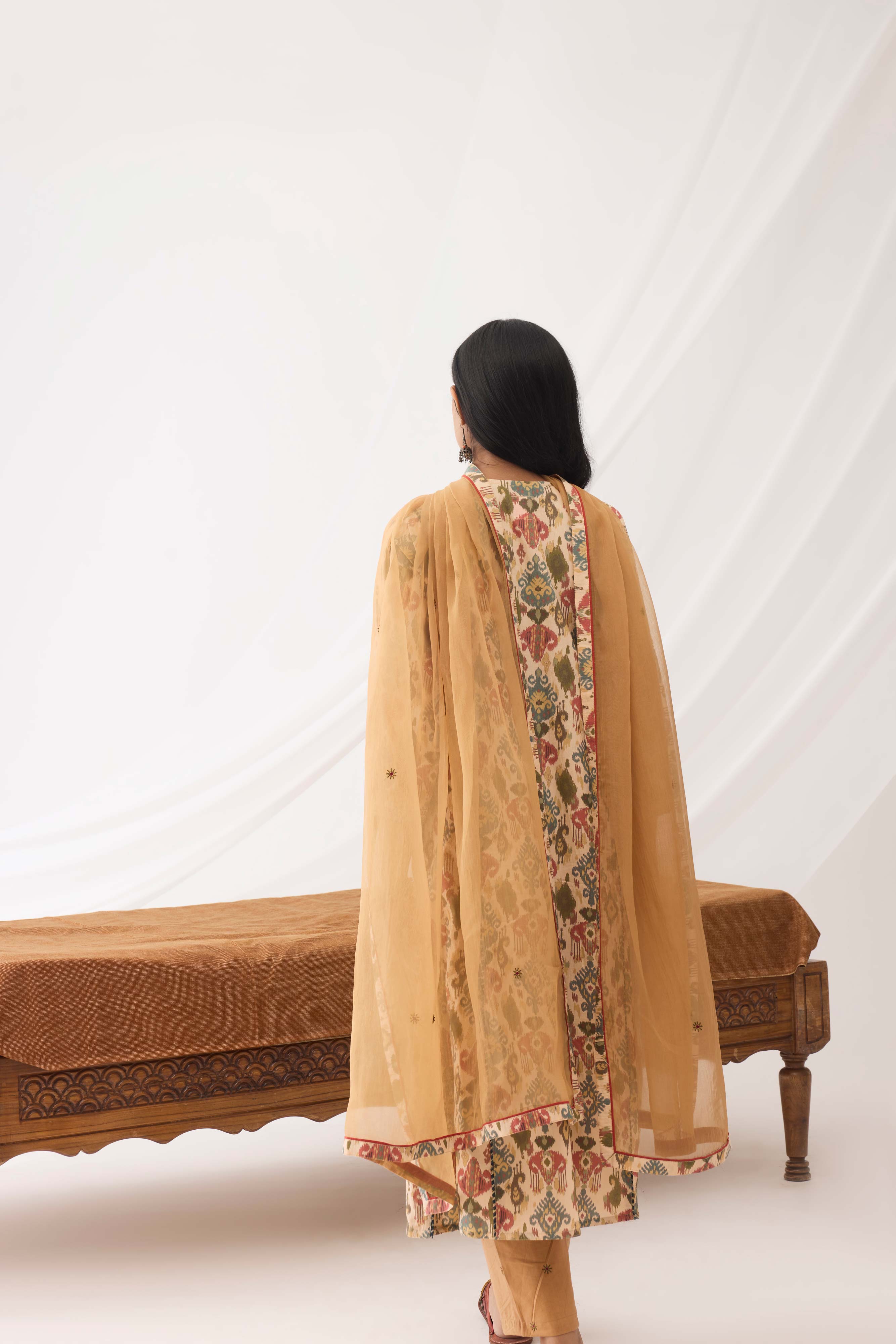 Tulsi Kurta Beige Peach (9963634098475)