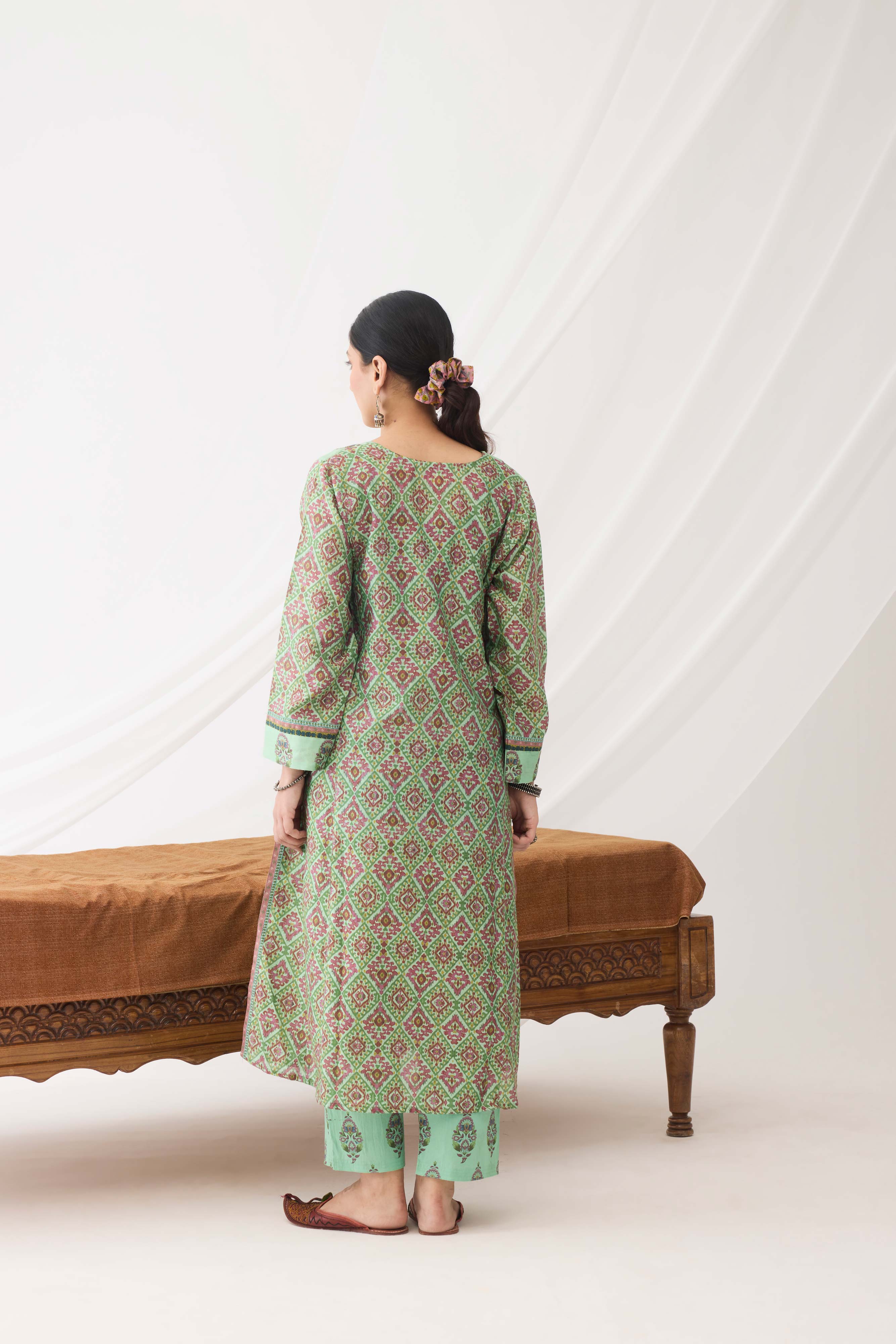 Anaya Kurta Light Green Pink (9967454322987)