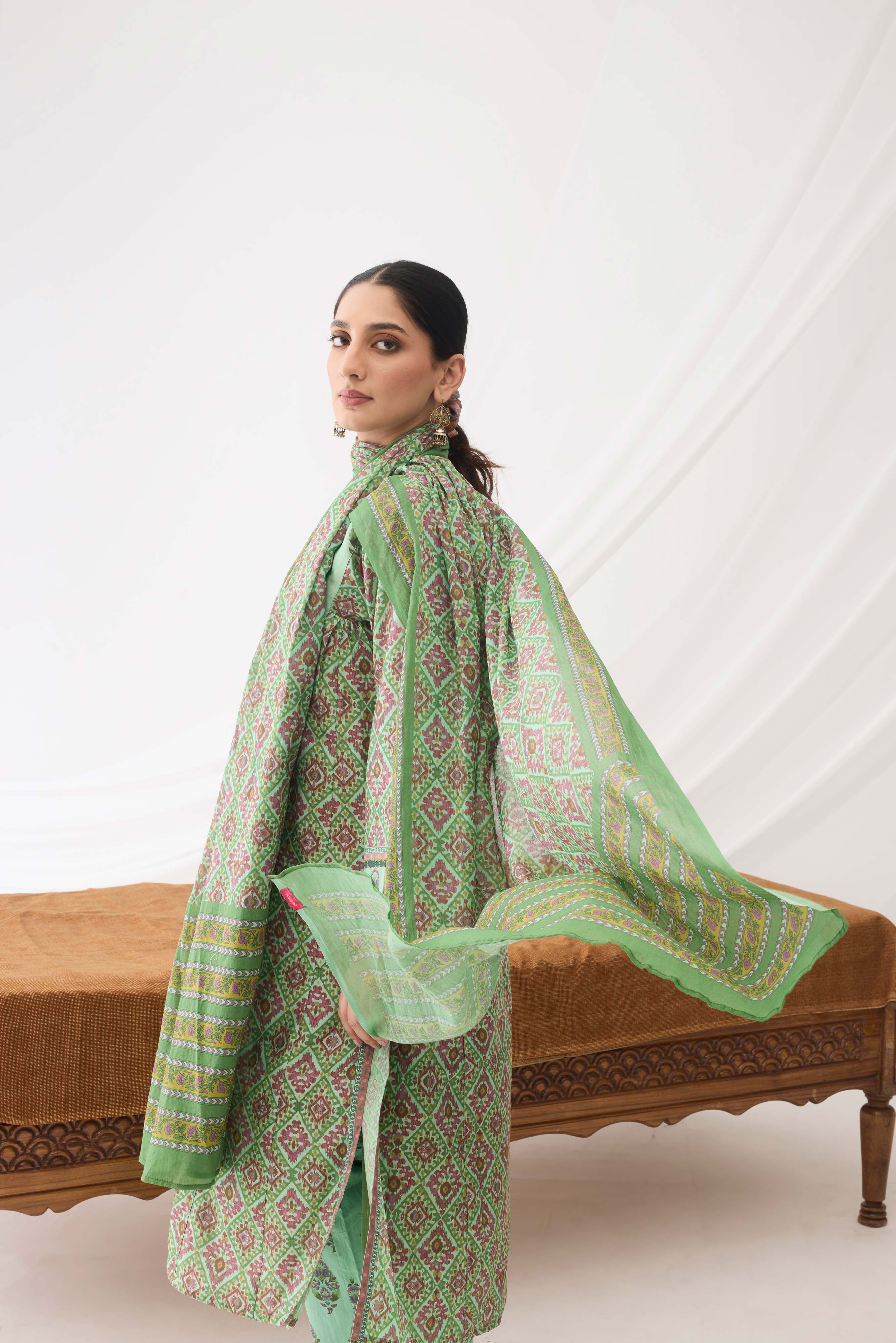 Anaya Kurta Light Green Pink (9967454322987)