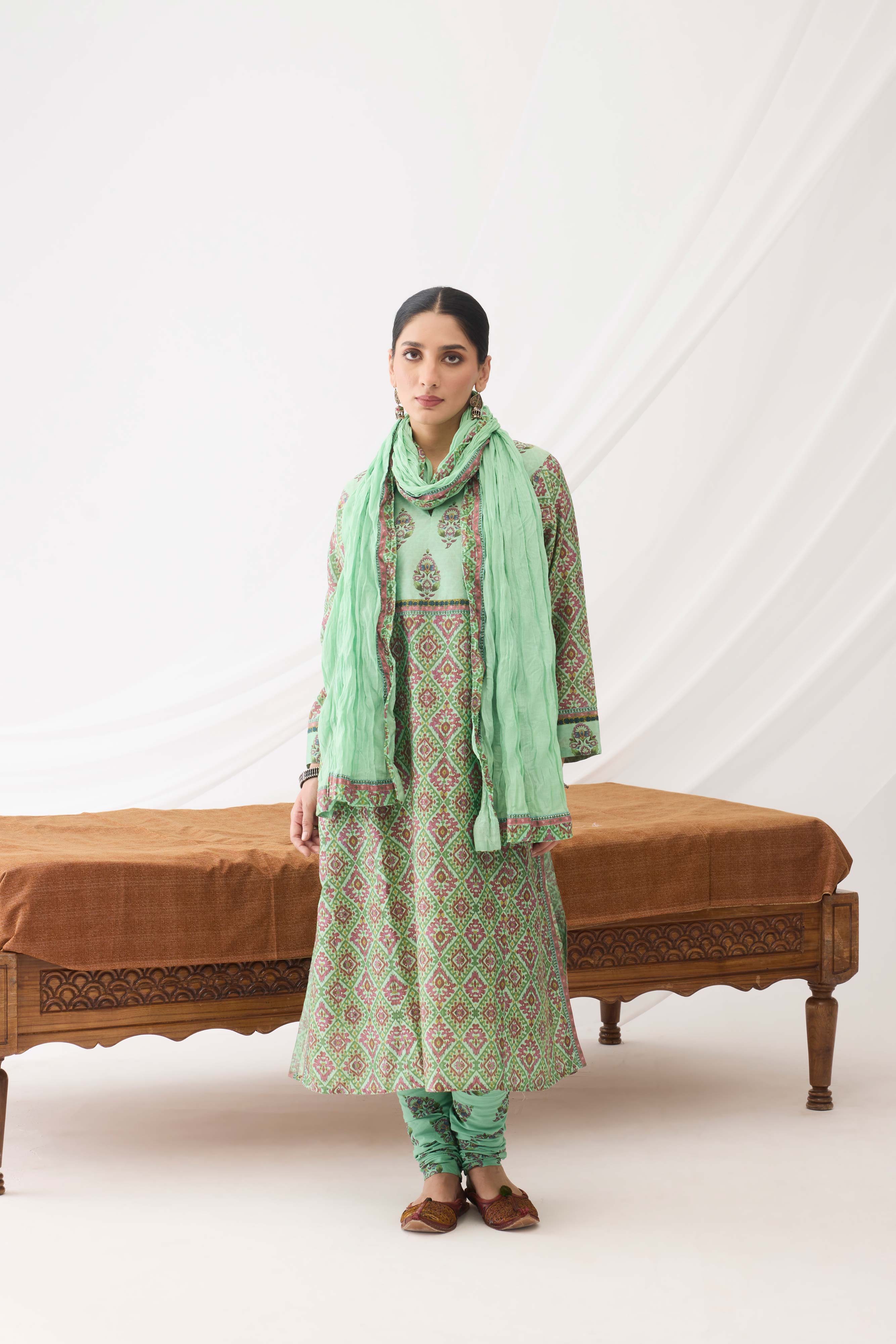 Rozana Dupatta Light Green (9967196111147)