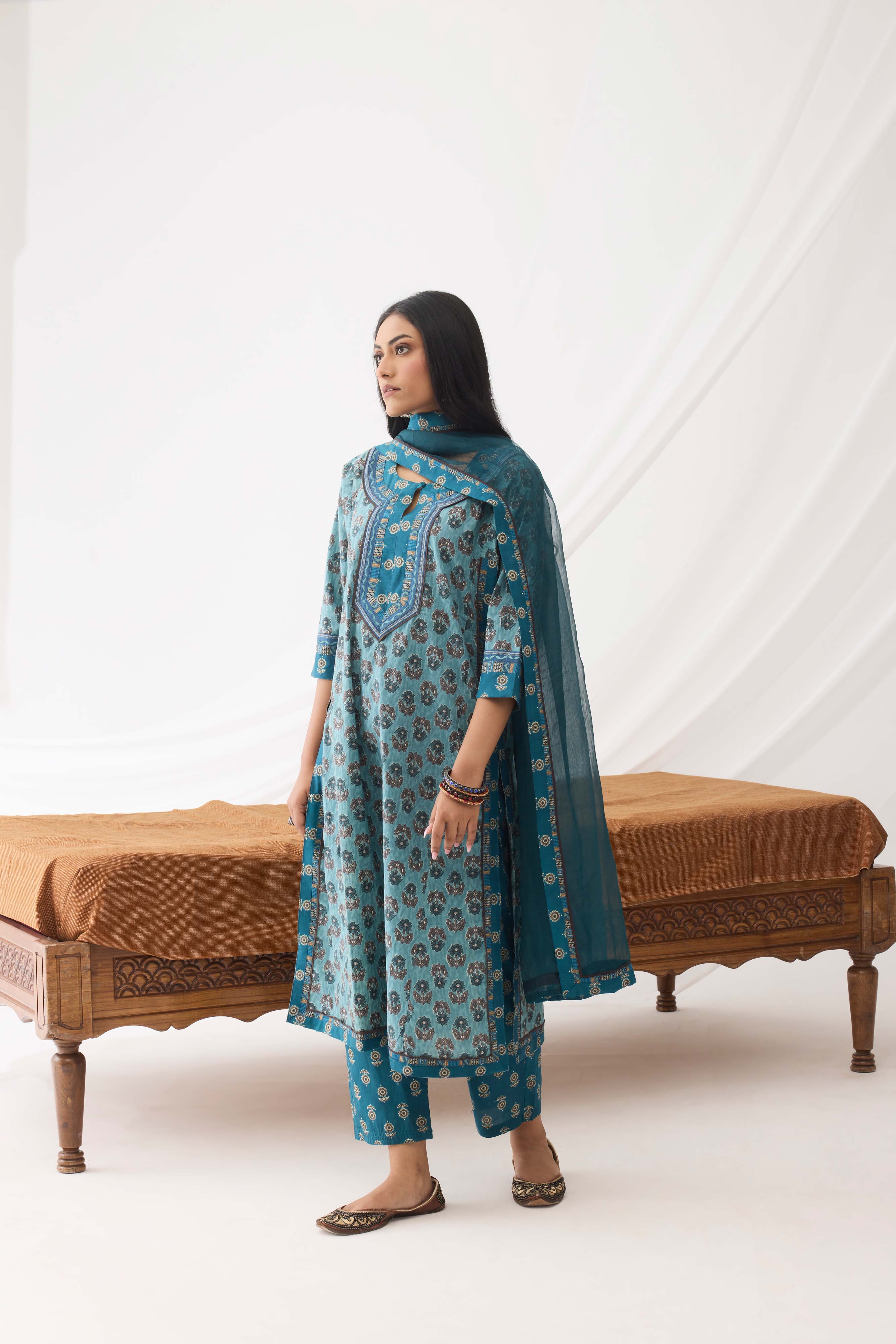 Anu Kurta Teal Blue (9963995496747)