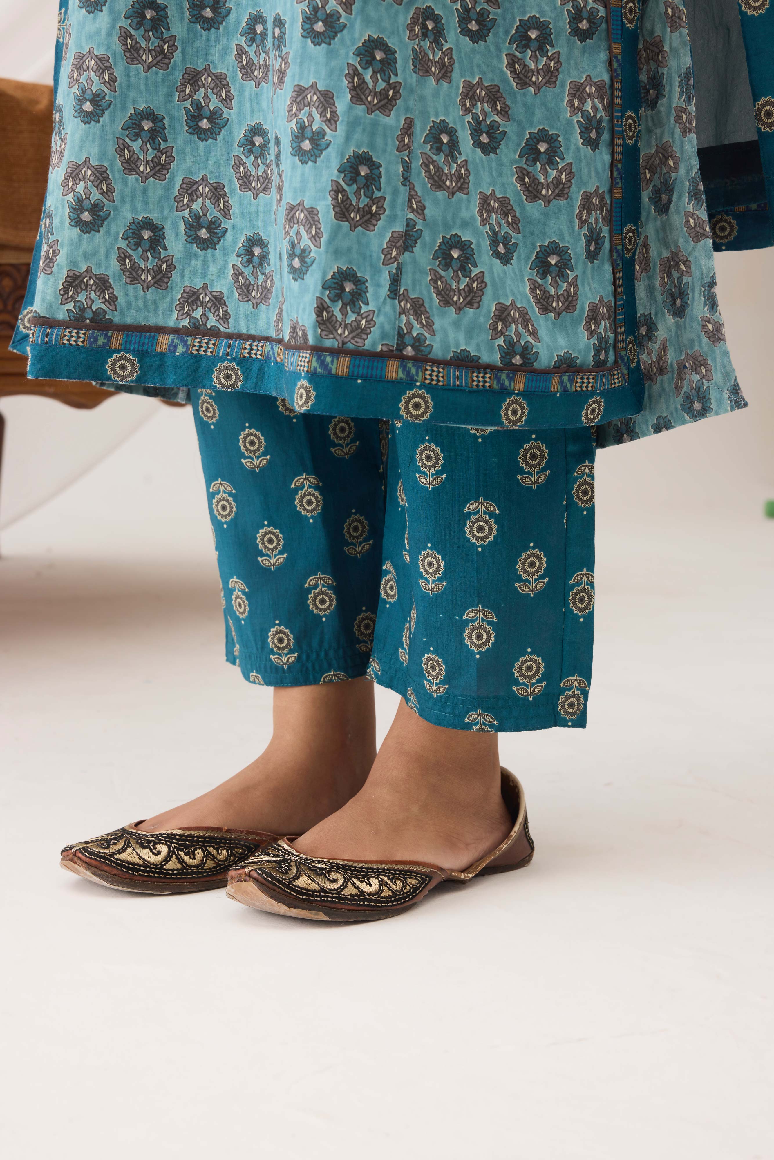 Rozana Pant Teal Blue (9963996676395)