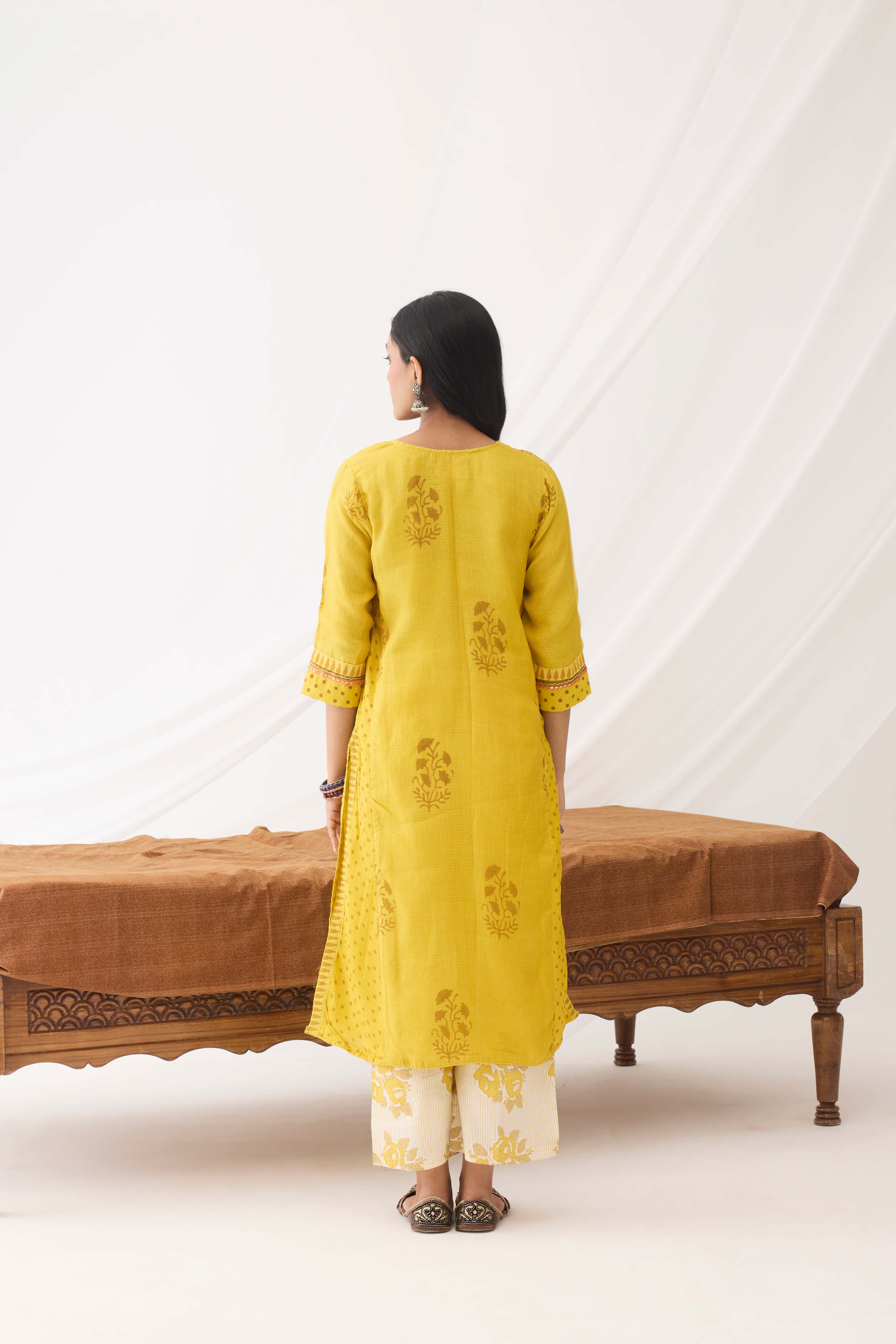 Adya Kurta Yellow (9964094685483)