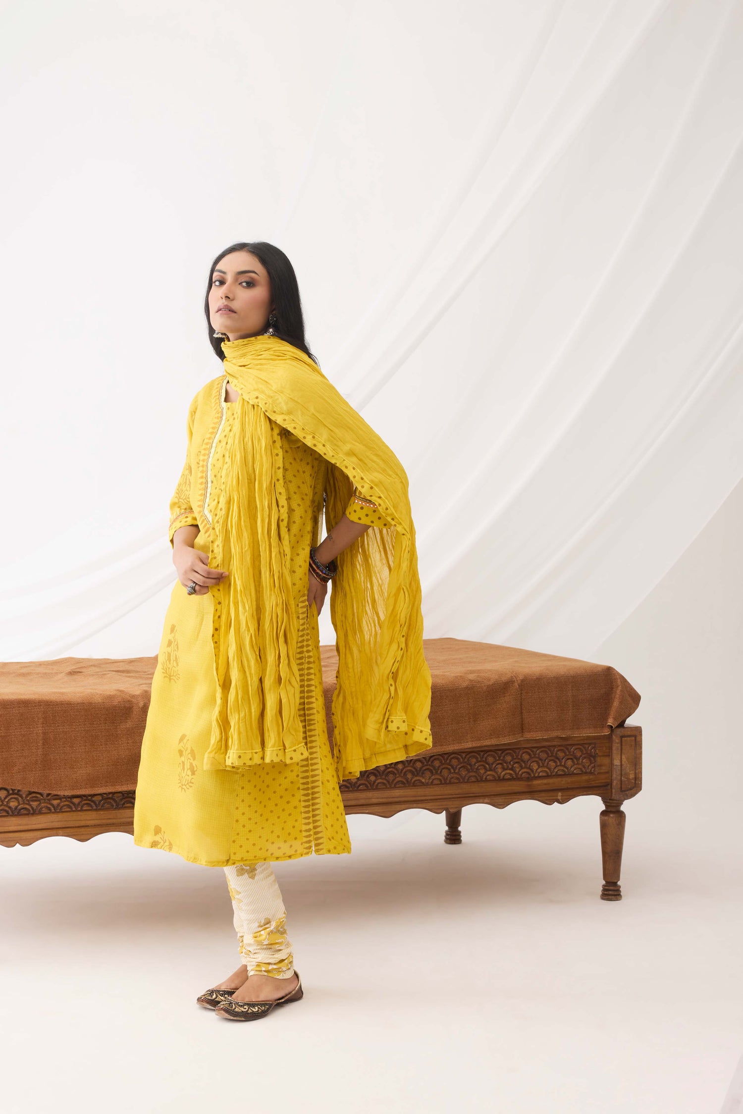Adya Kurta Yellow (9964094685483)