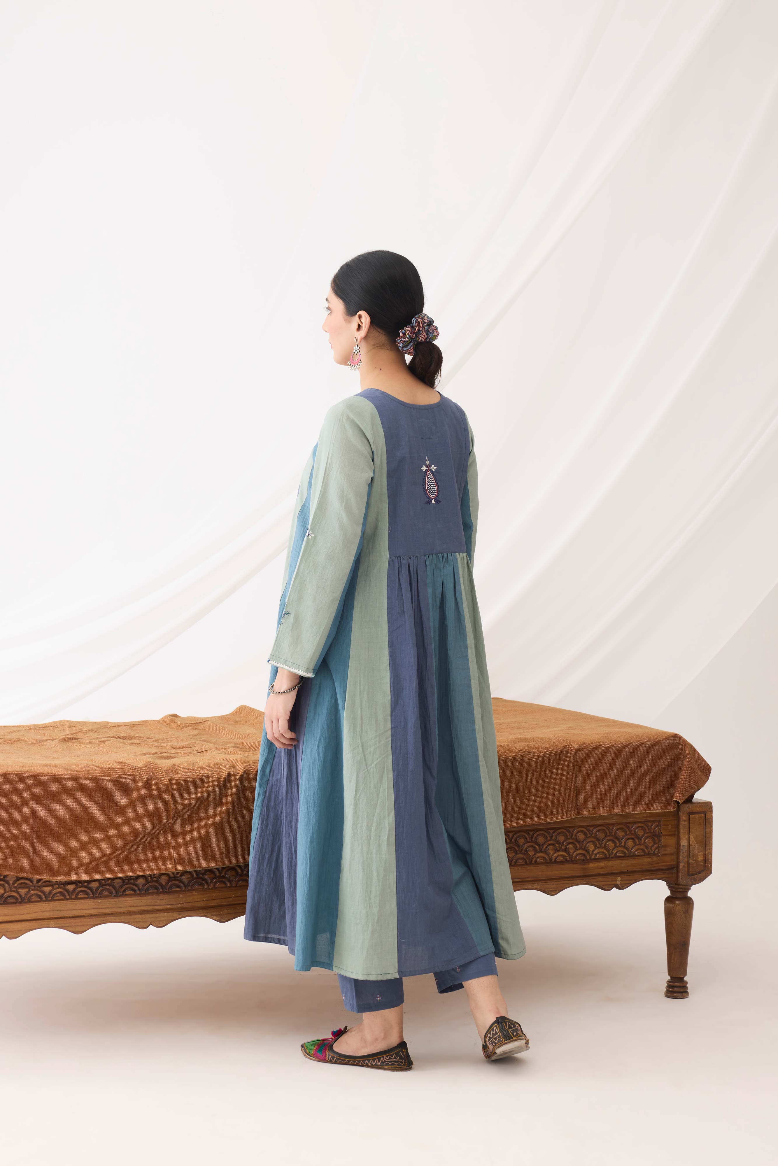 Dreamy Kurta Blue (9962825580843)