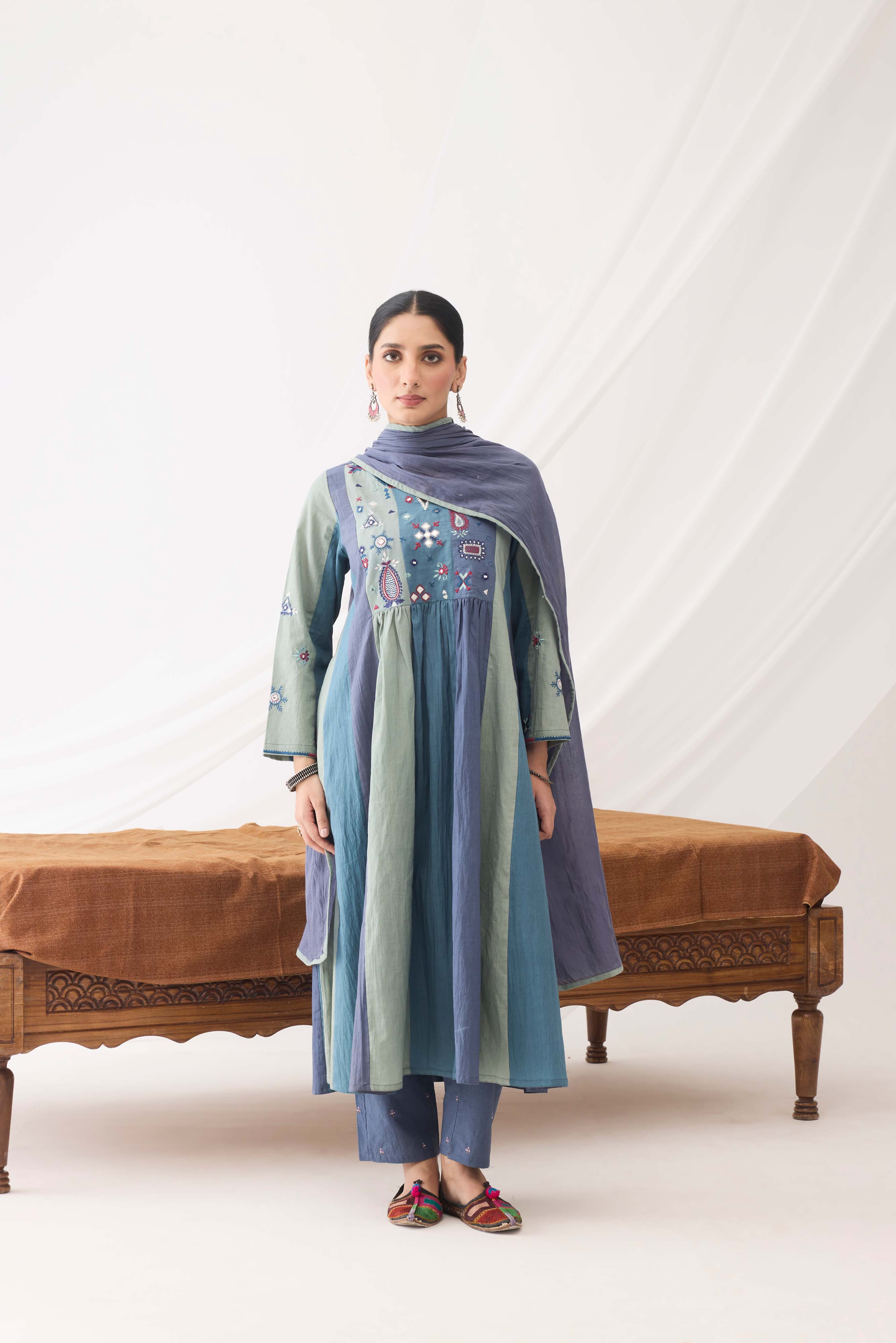 Dreamy Kurta Blue (9962825580843)