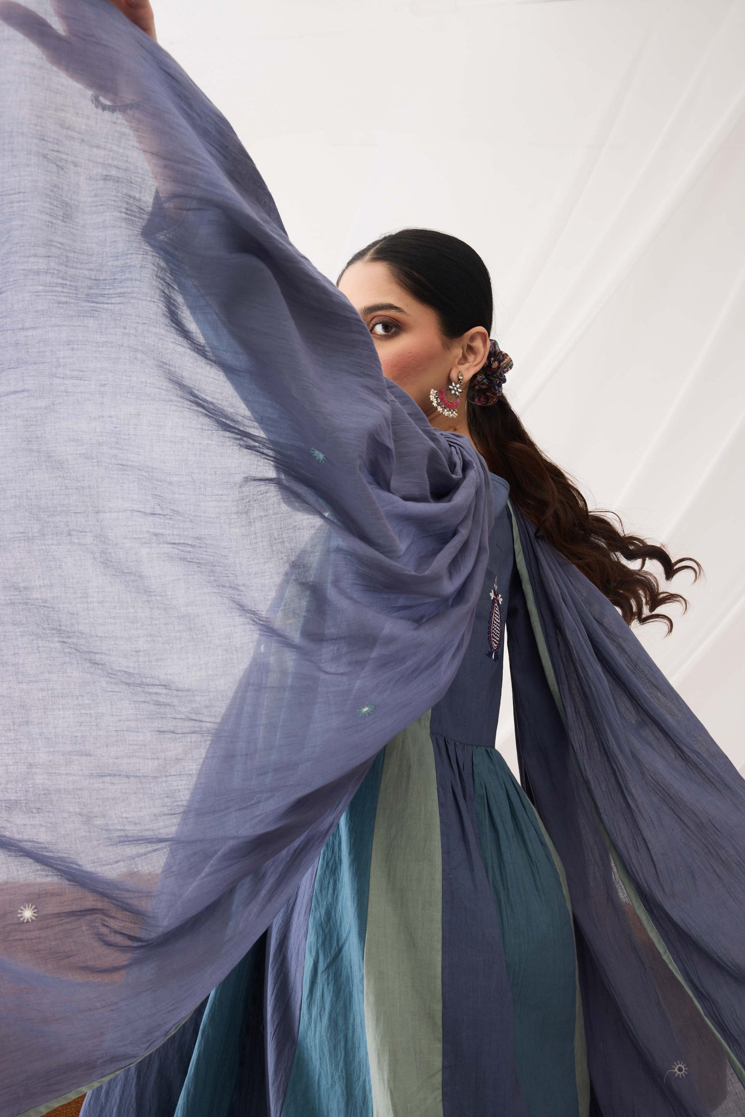 Dreamy Dupatta Blue (9962955735339)