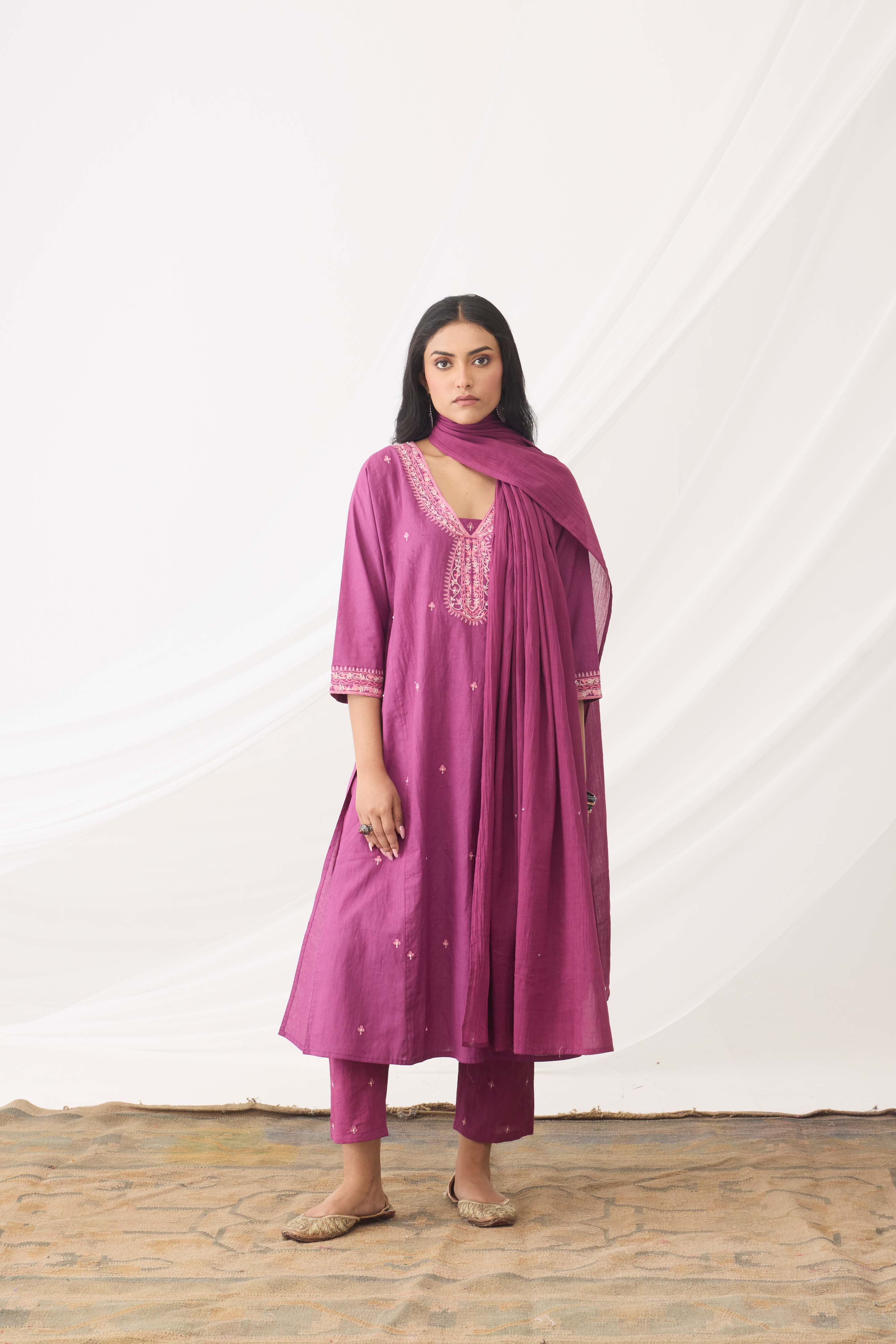 Dienne Kurta Purple (9963488411947)