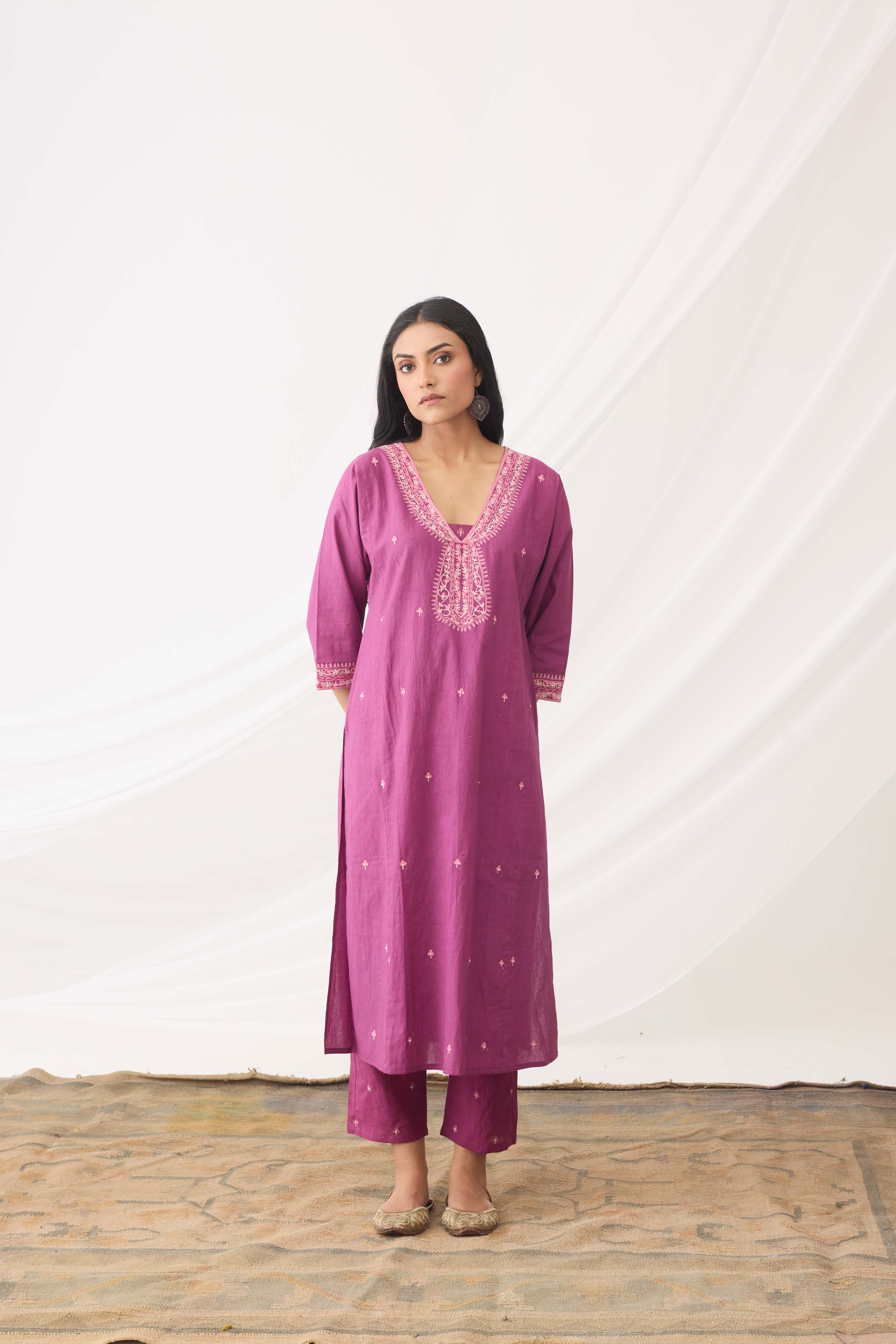 Dienne Kurta Purple (9963488411947)
