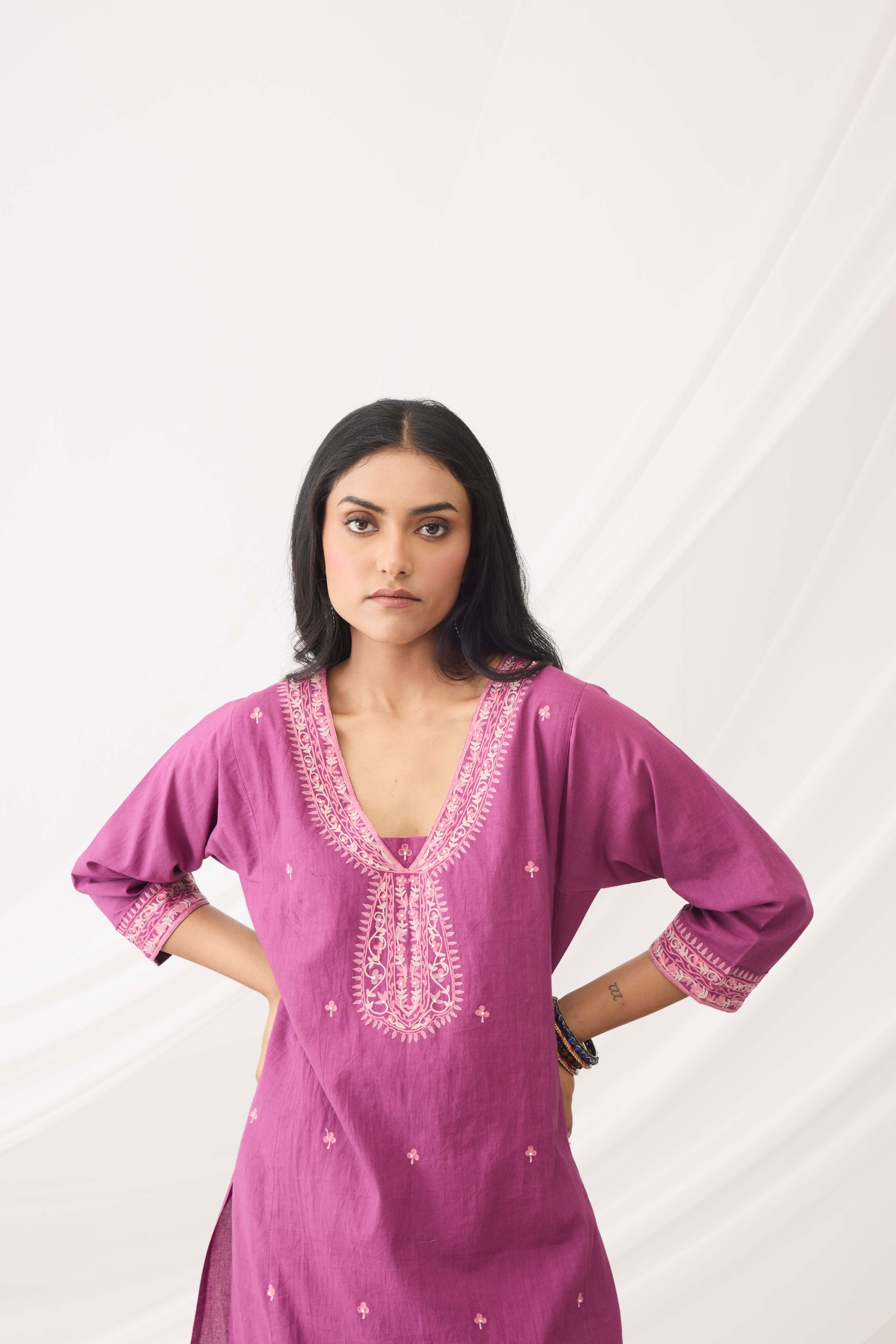 Dienne Kurta Purple (9963488411947)
