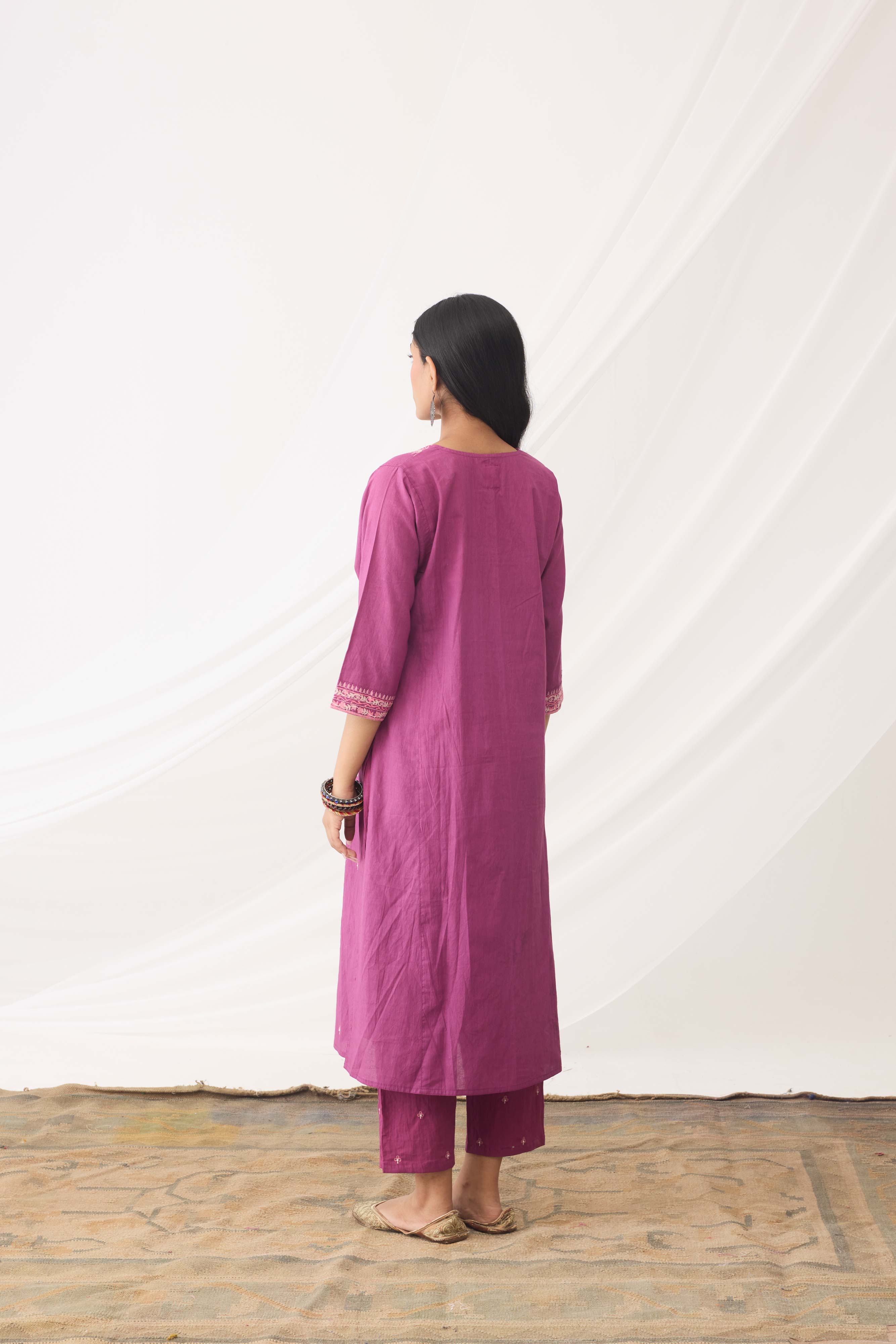 Dienne Kurta Purple (9963488411947)