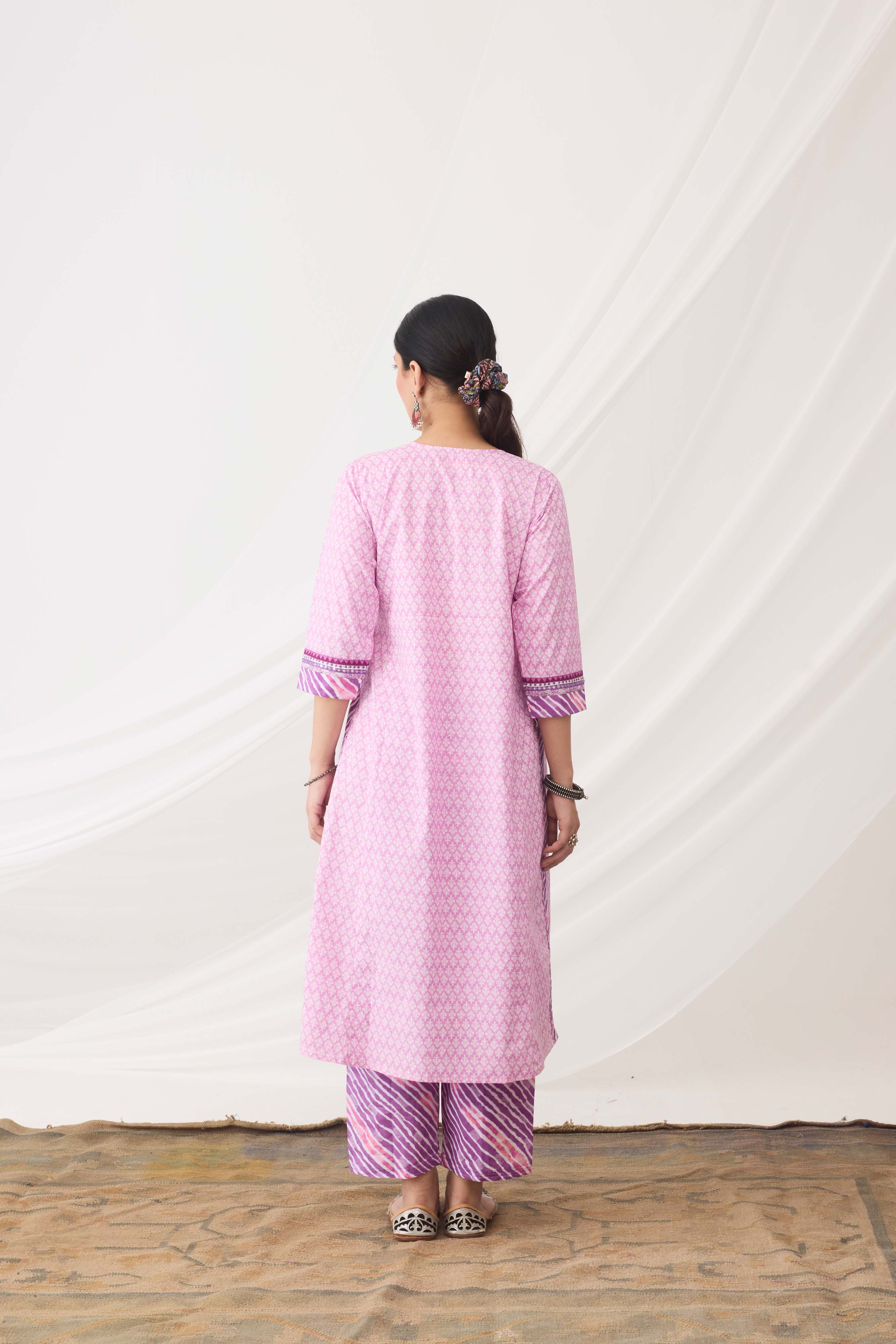 Rozana Kurta Light Mauve (9964279300395)