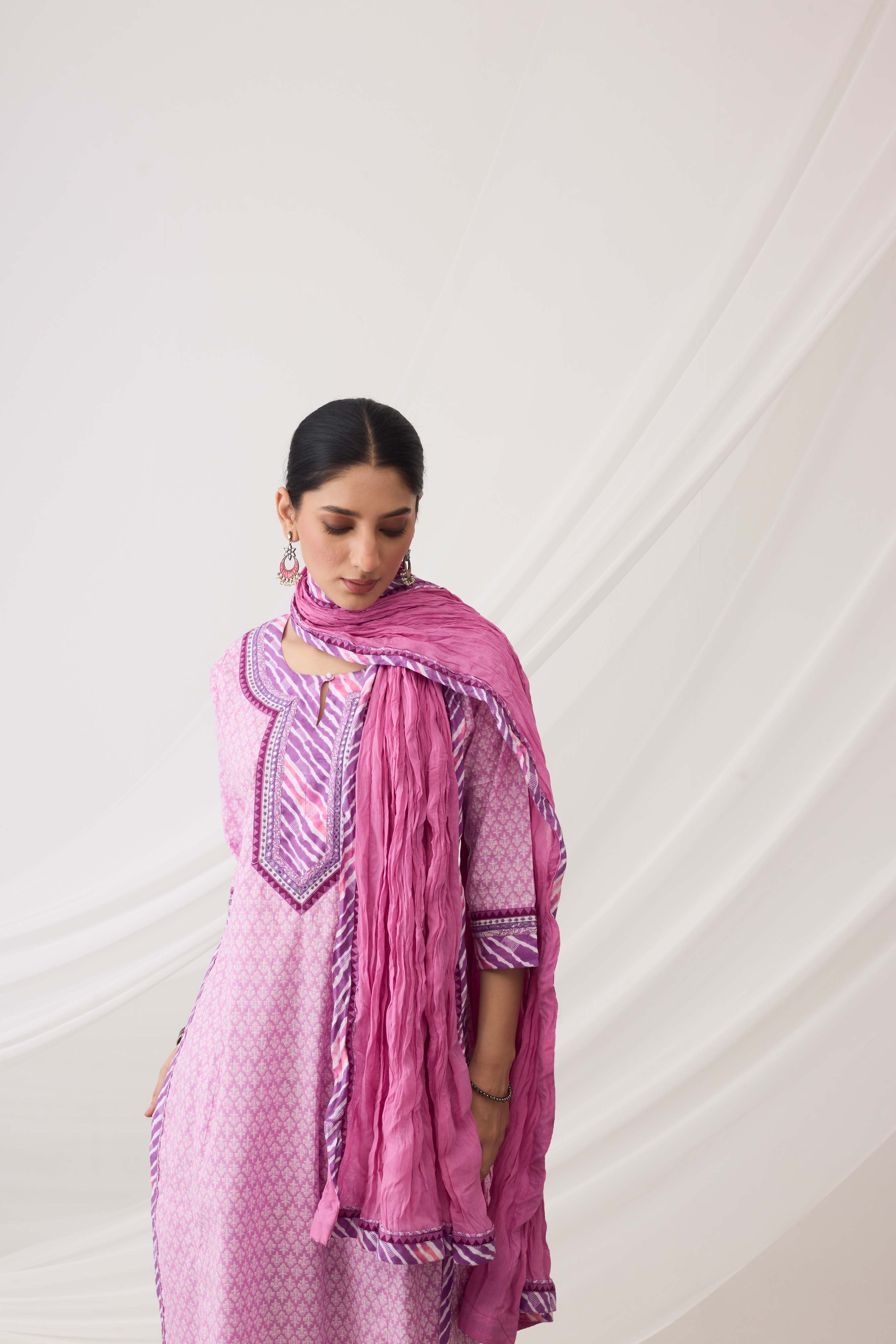 Rozana Kurta Light Mauve (9964279300395)