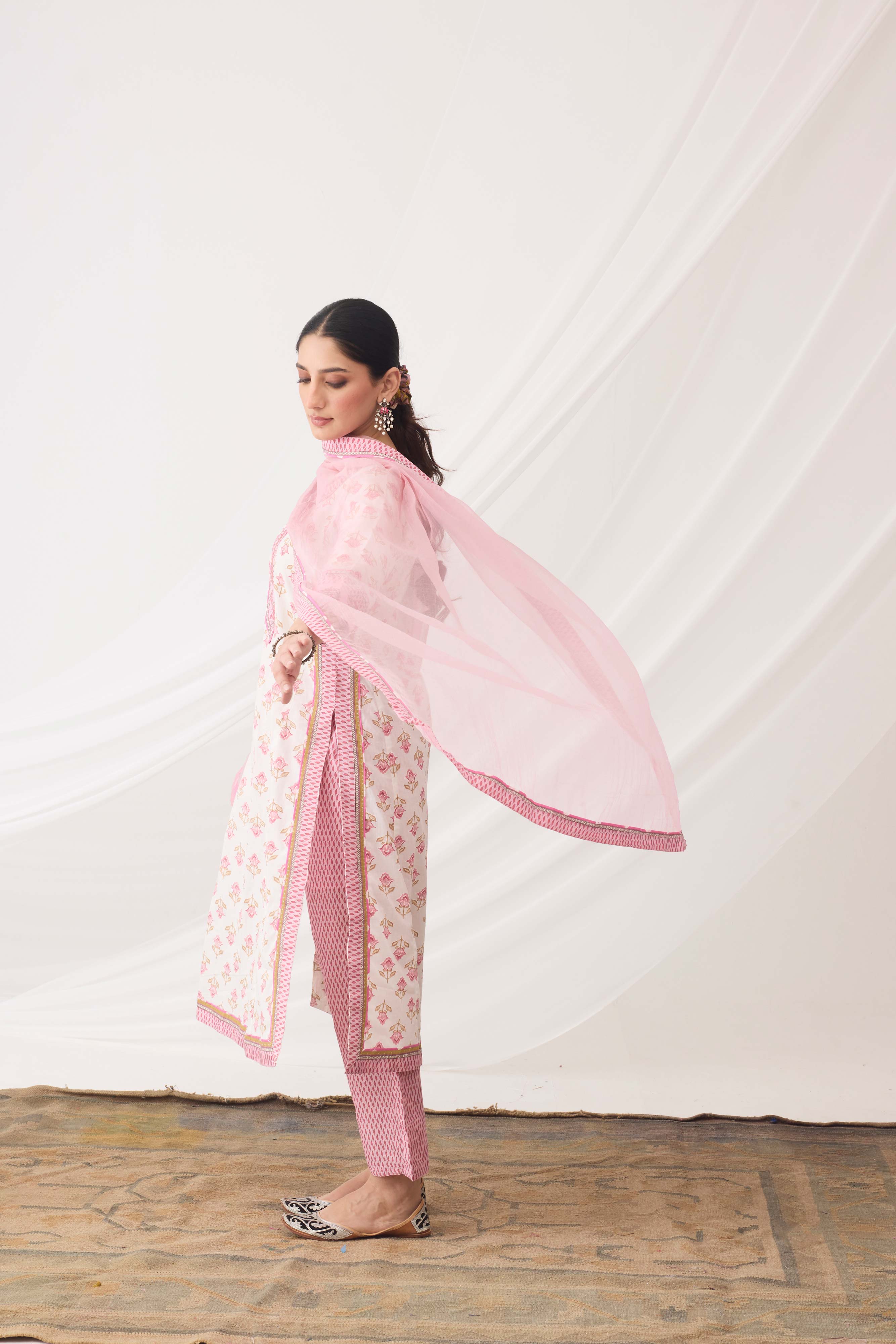 Anu Kurta Cream Blush Pink (9967424045355)