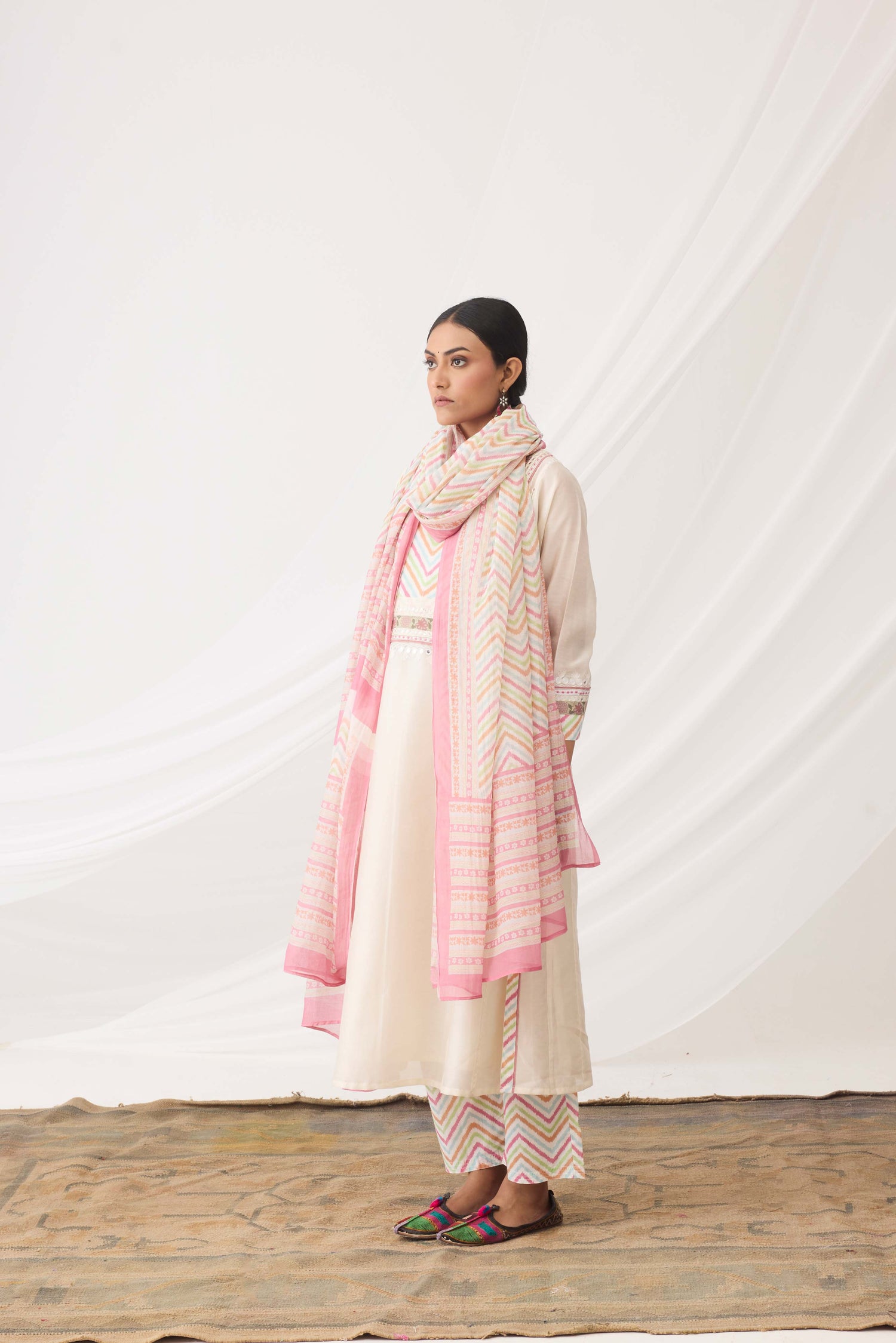 Printed Dupatta Light Pink (9965571965227)