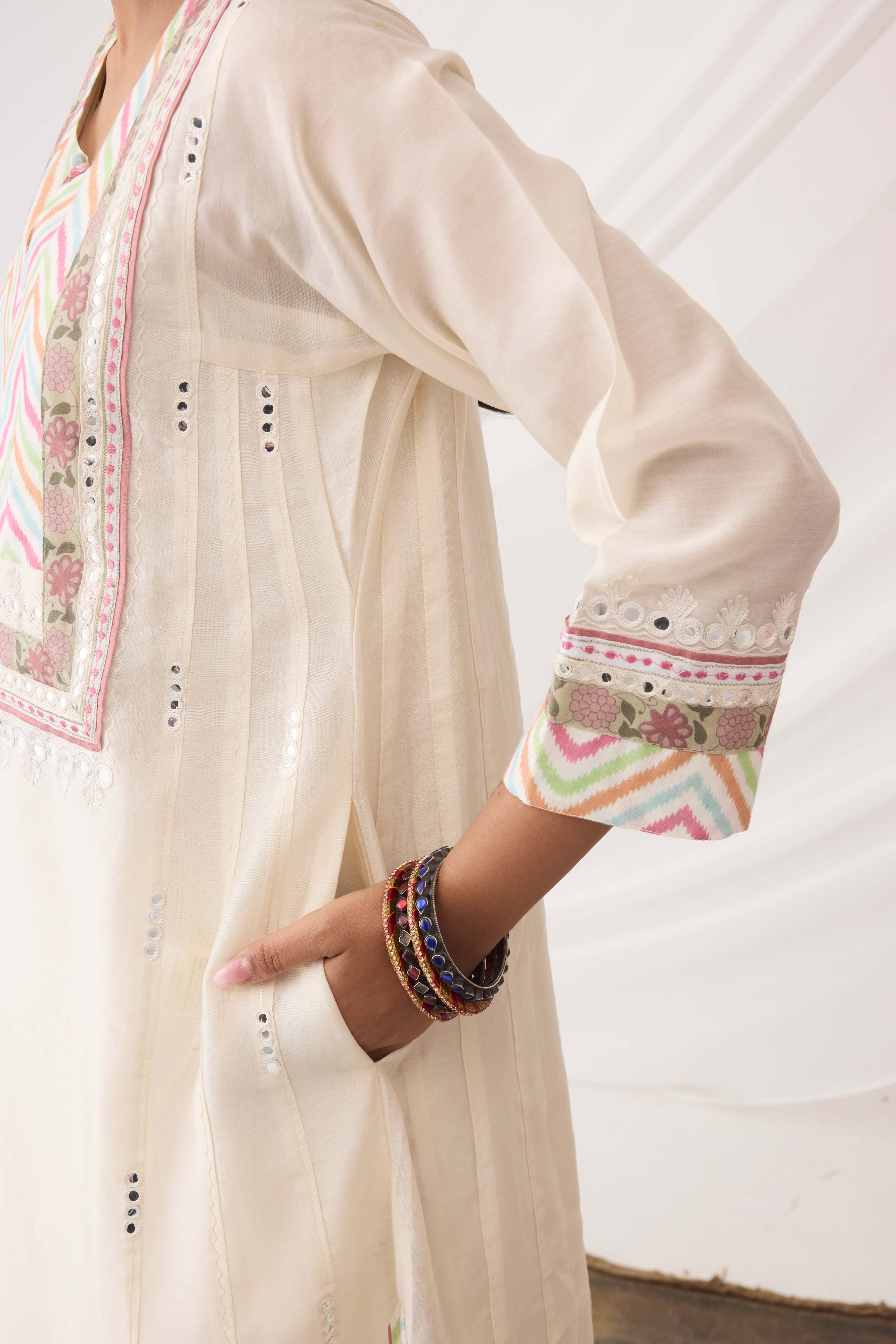 Adya Kurta Cream (9965506789675)