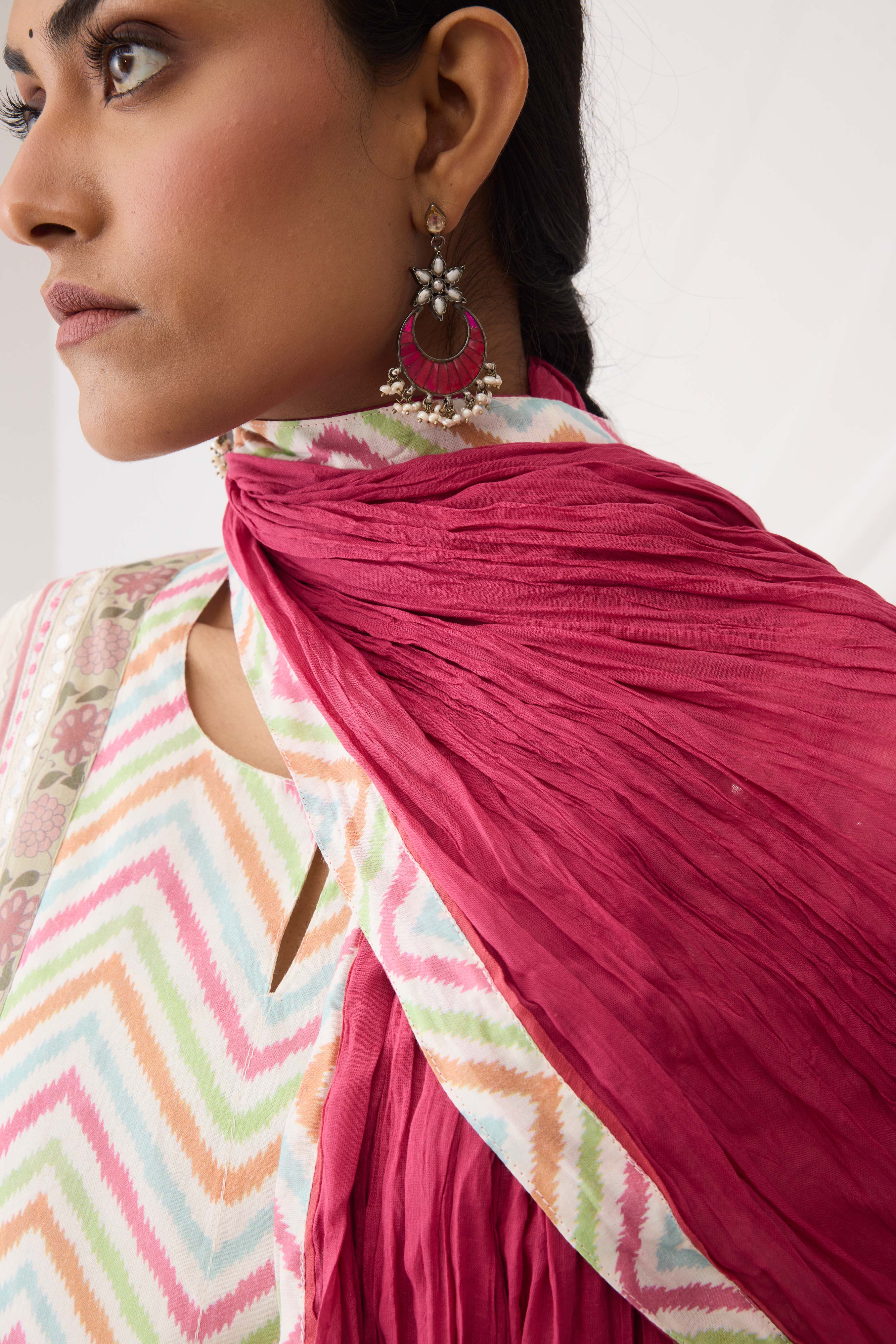 Rozana Dupatta Light pink (9965552107819)