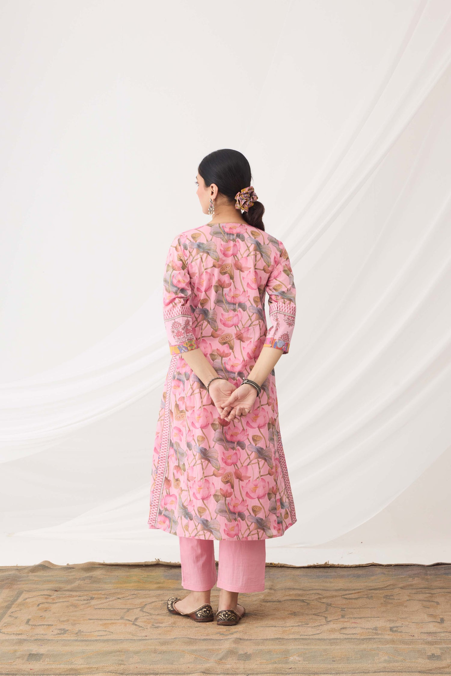 Rozana Kurta Blush Pink (9966400274731)