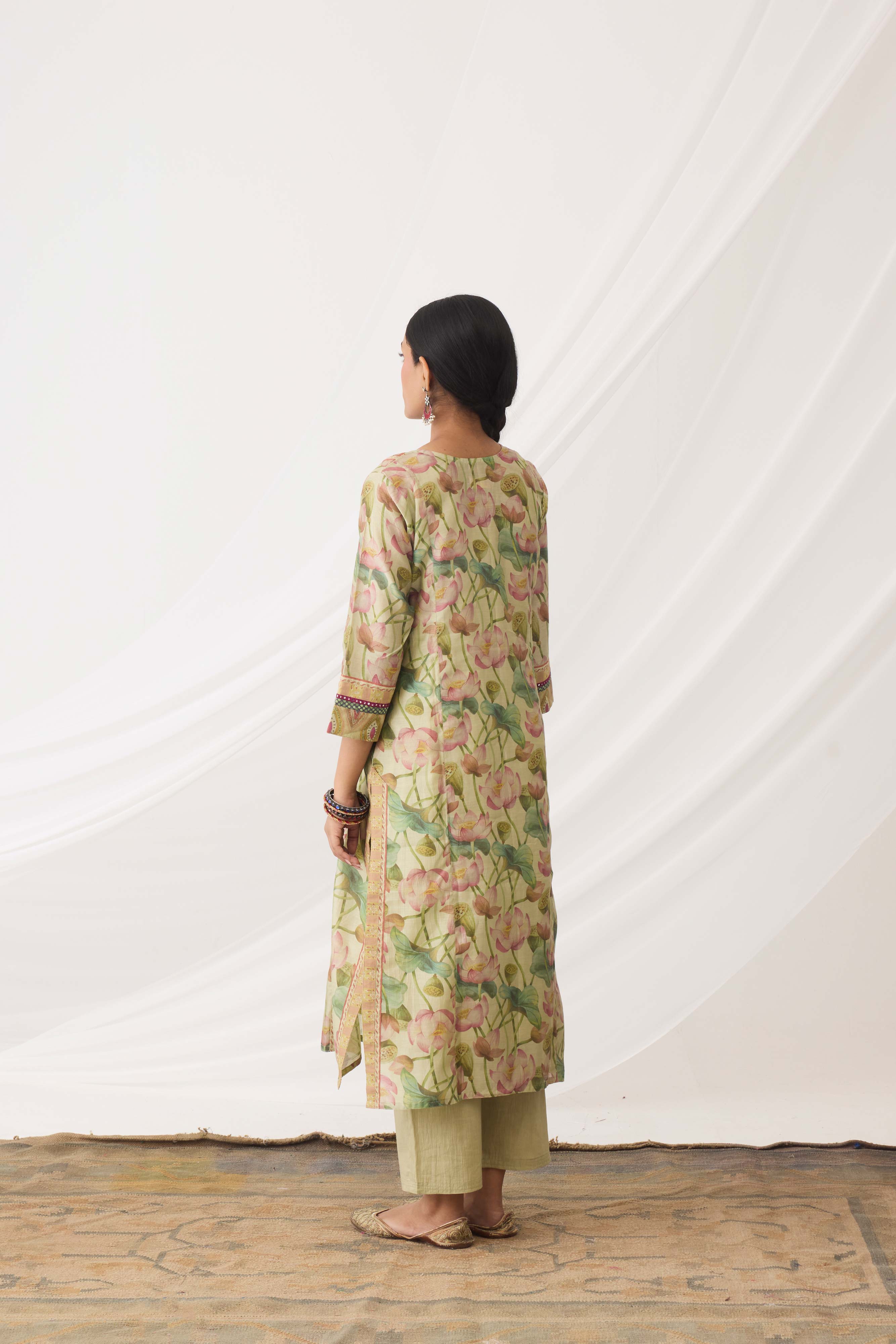 Banjara Kurta Pista Green Pink (9964002836779)