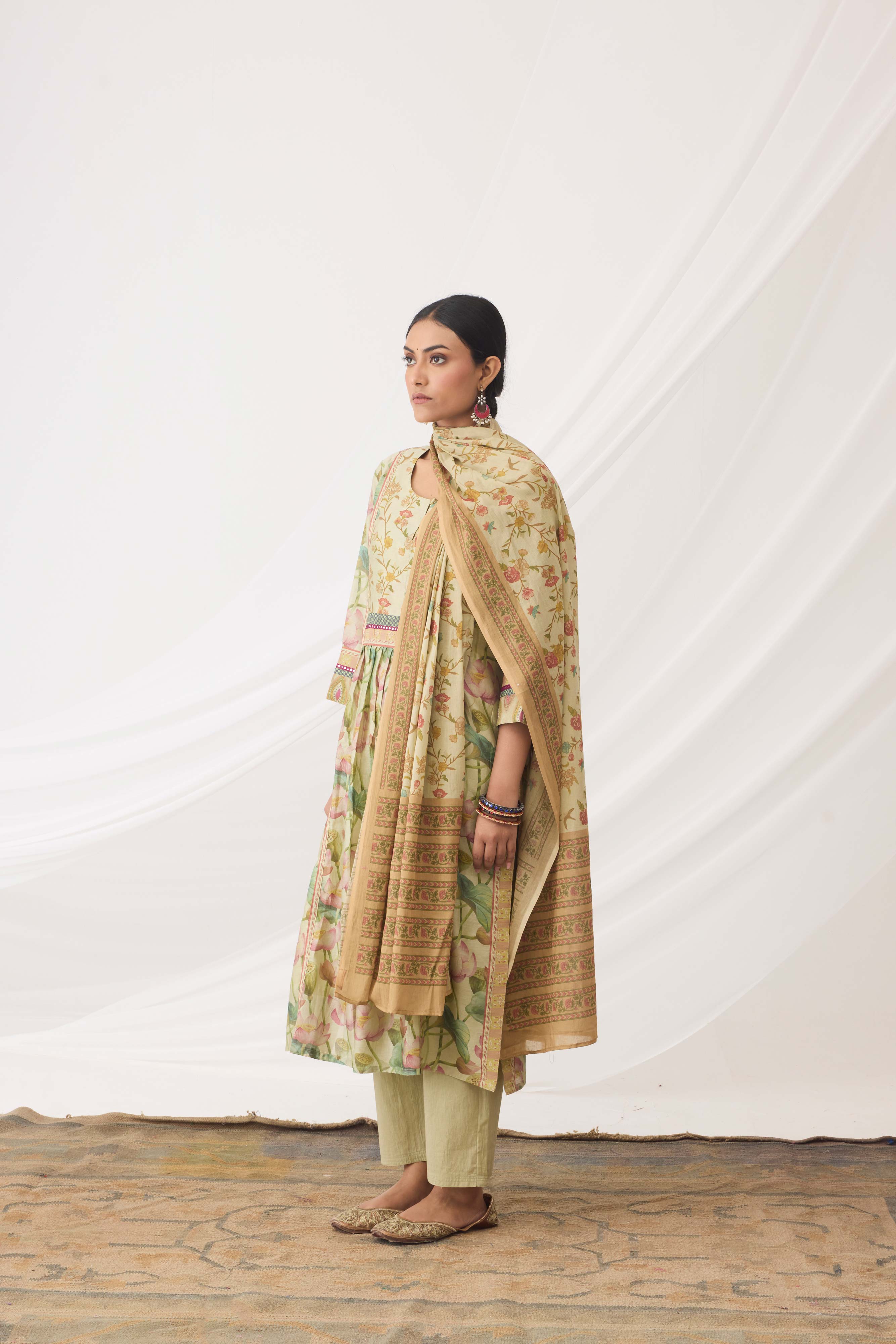 Banjara Kurta Pista Green Pink (9964002836779)