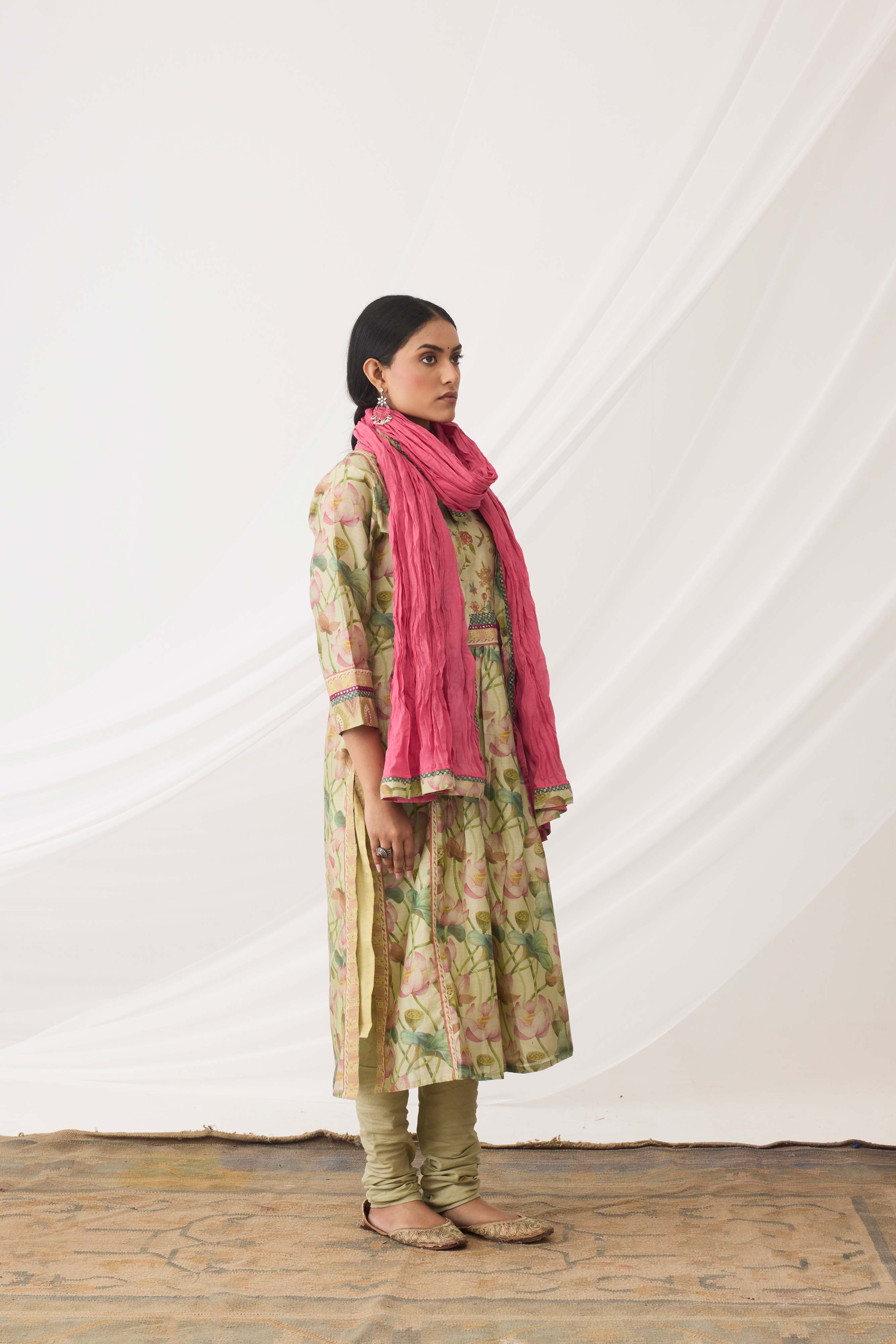 Rozana Dupatta Light Pink (9964020597035)