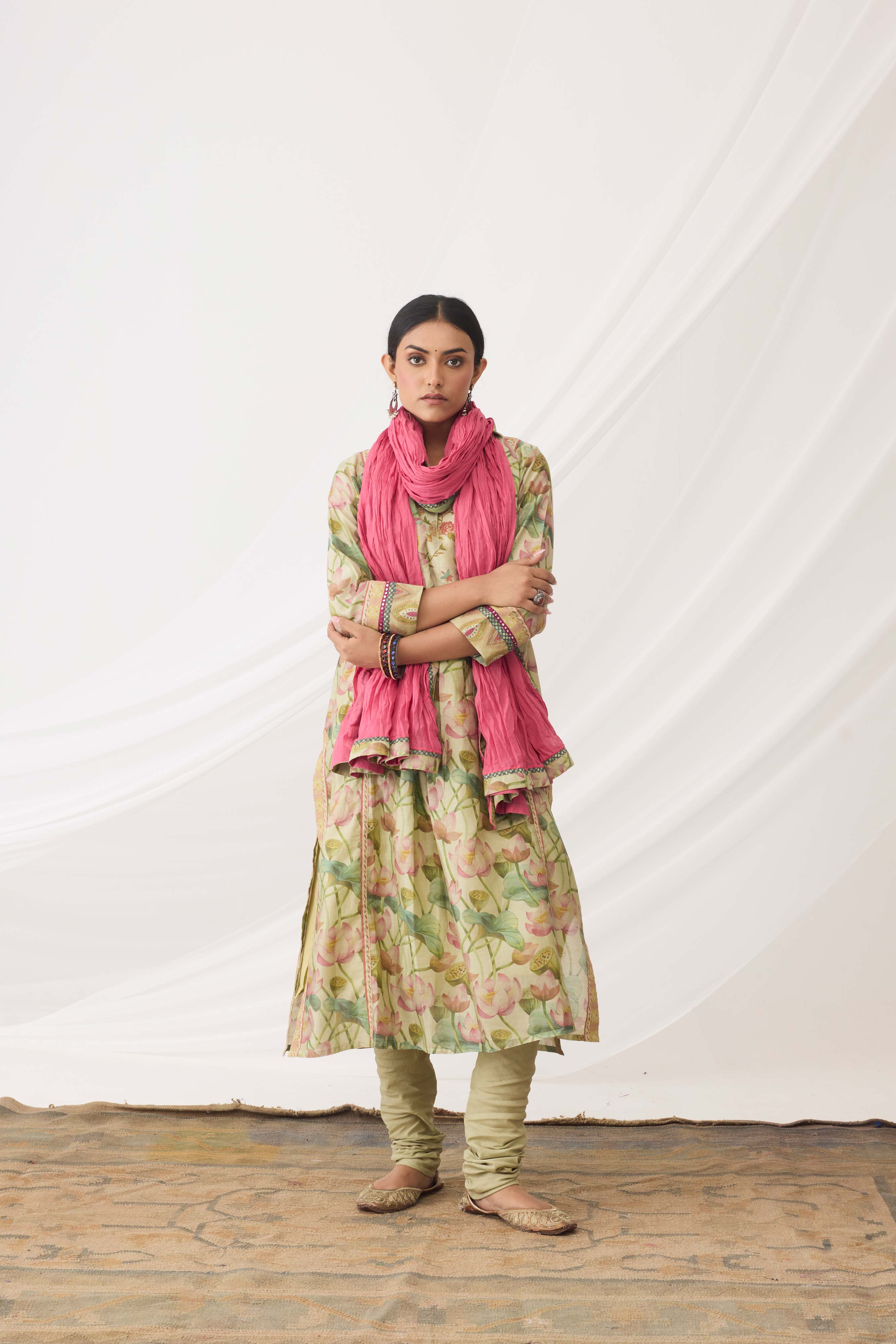 Rozana Dupatta Light Pink (9964020597035)