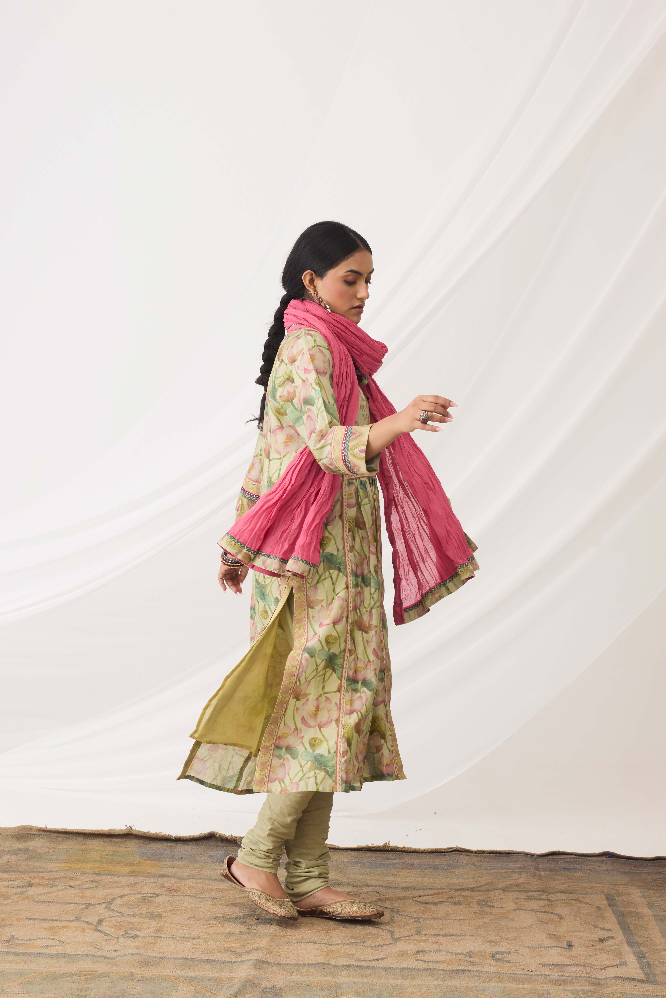 Rozana Dupatta Light Pink (9964020597035)