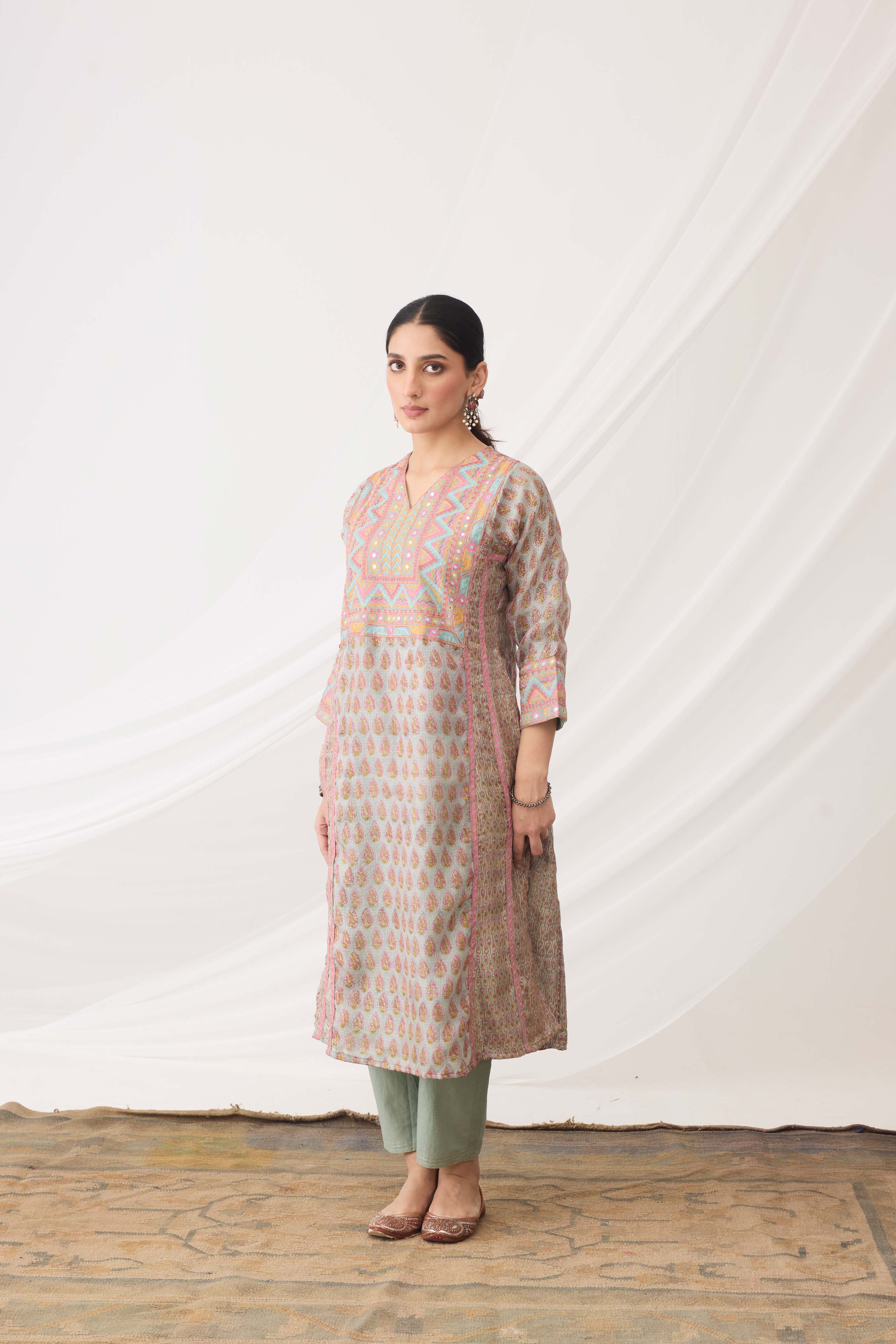 Tulsi Pant Turquoise (9963480809771)