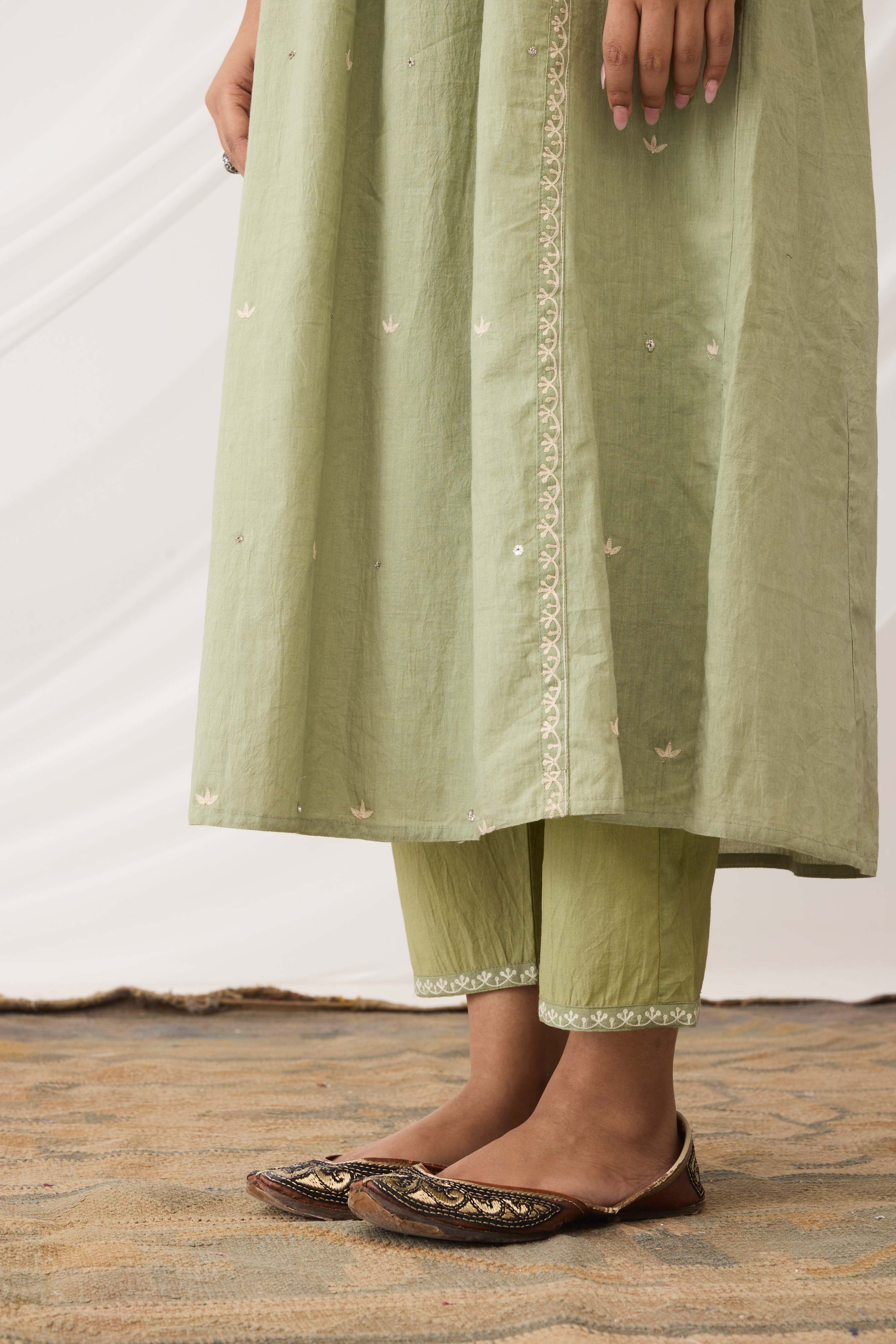 Meera Pant Pista Green (9963483595051)