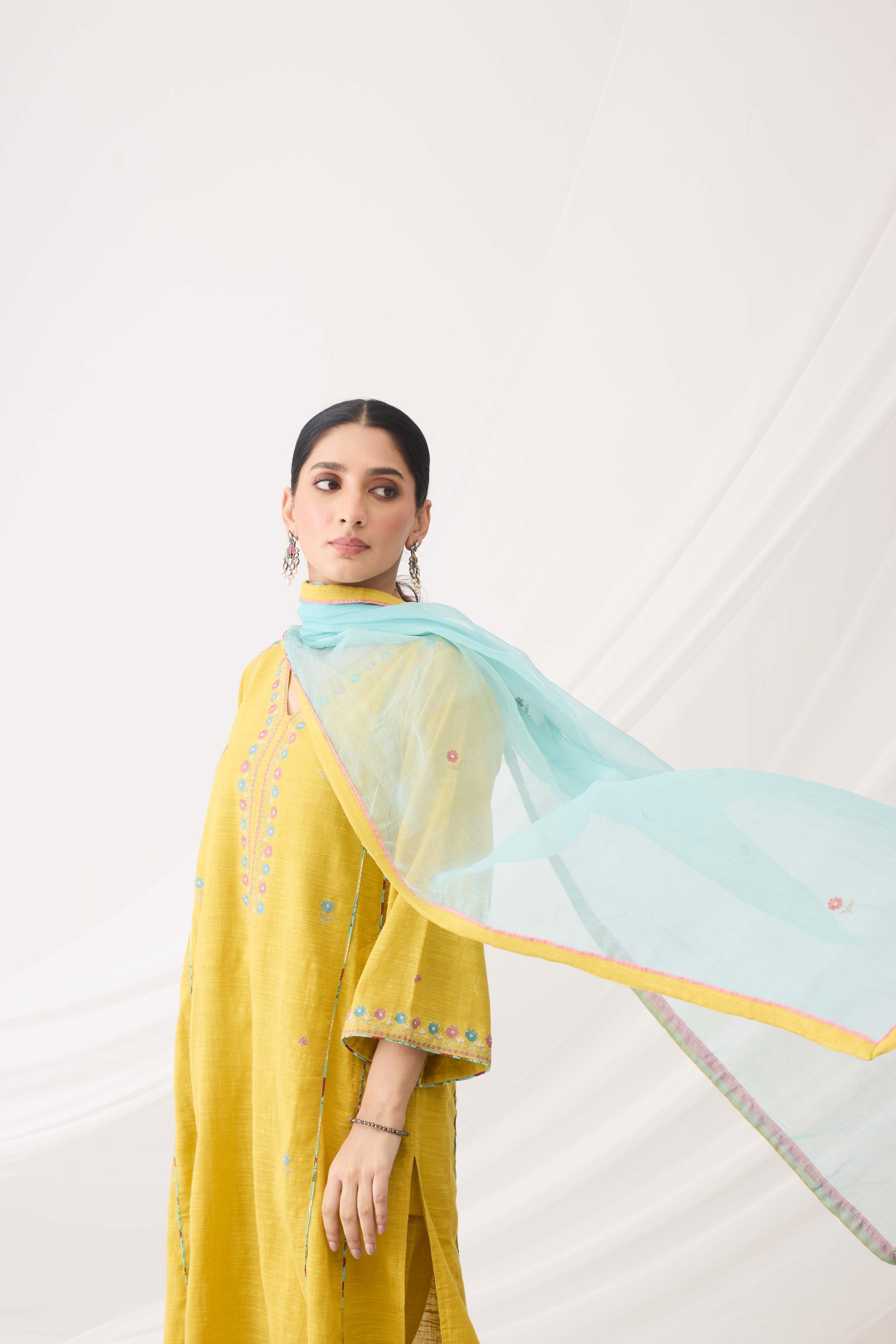 Ramya Dupatta Turquoise (9963519148331)