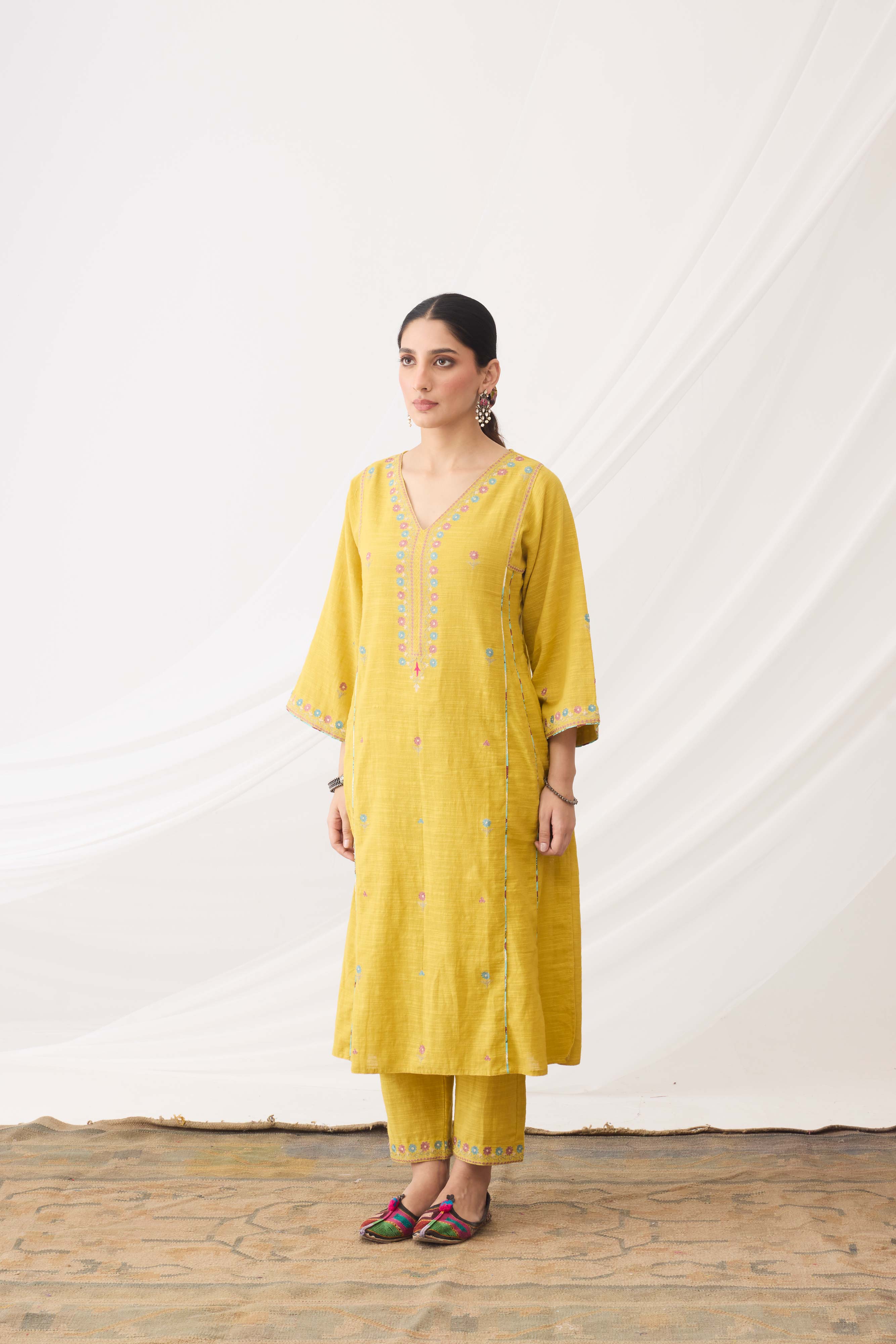 Ramya Pant Yellow (9963517837611)